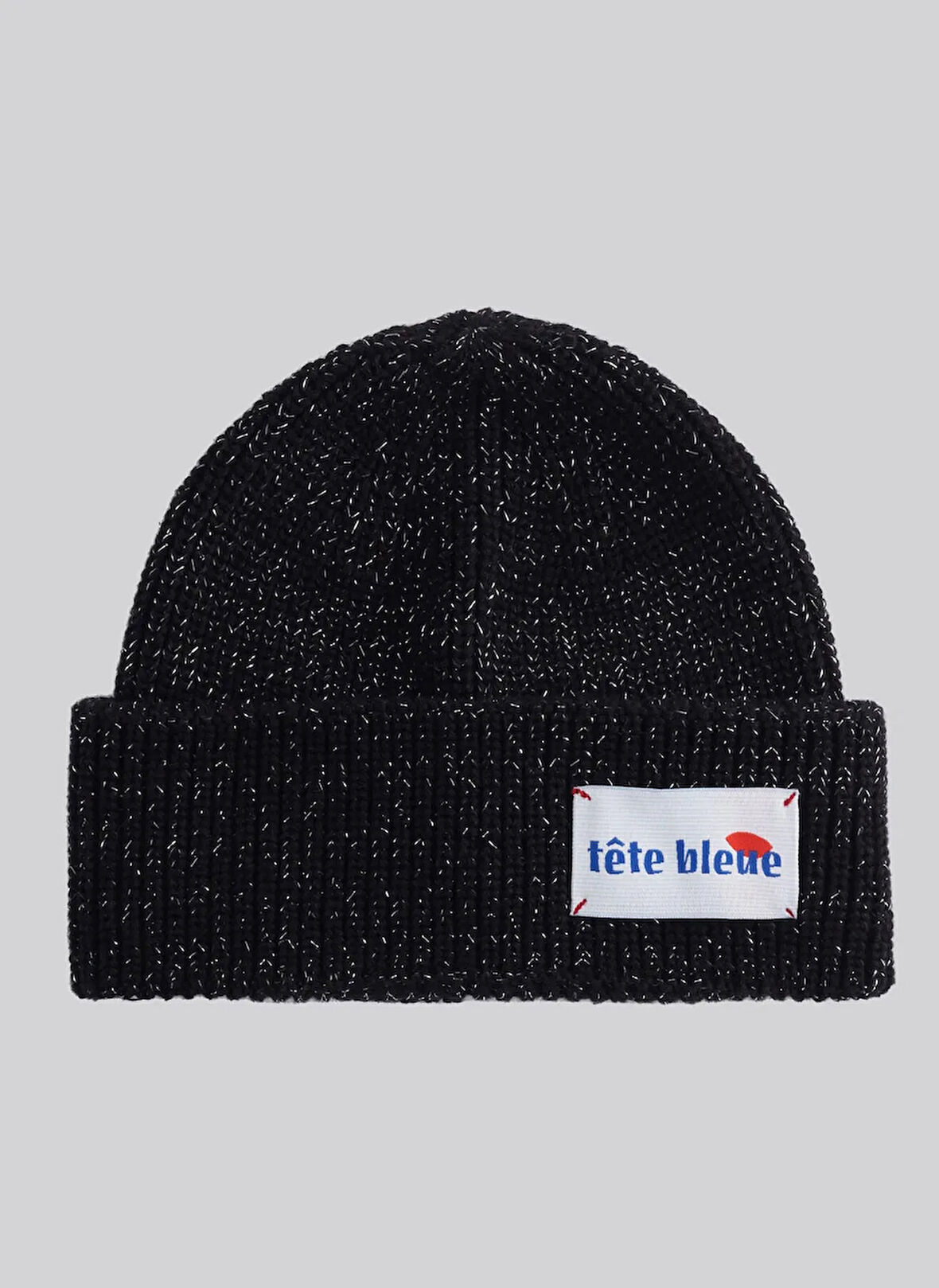 Tete Bleue Siyah Kadın Bere LEO METALLIC FISHER BEANIE