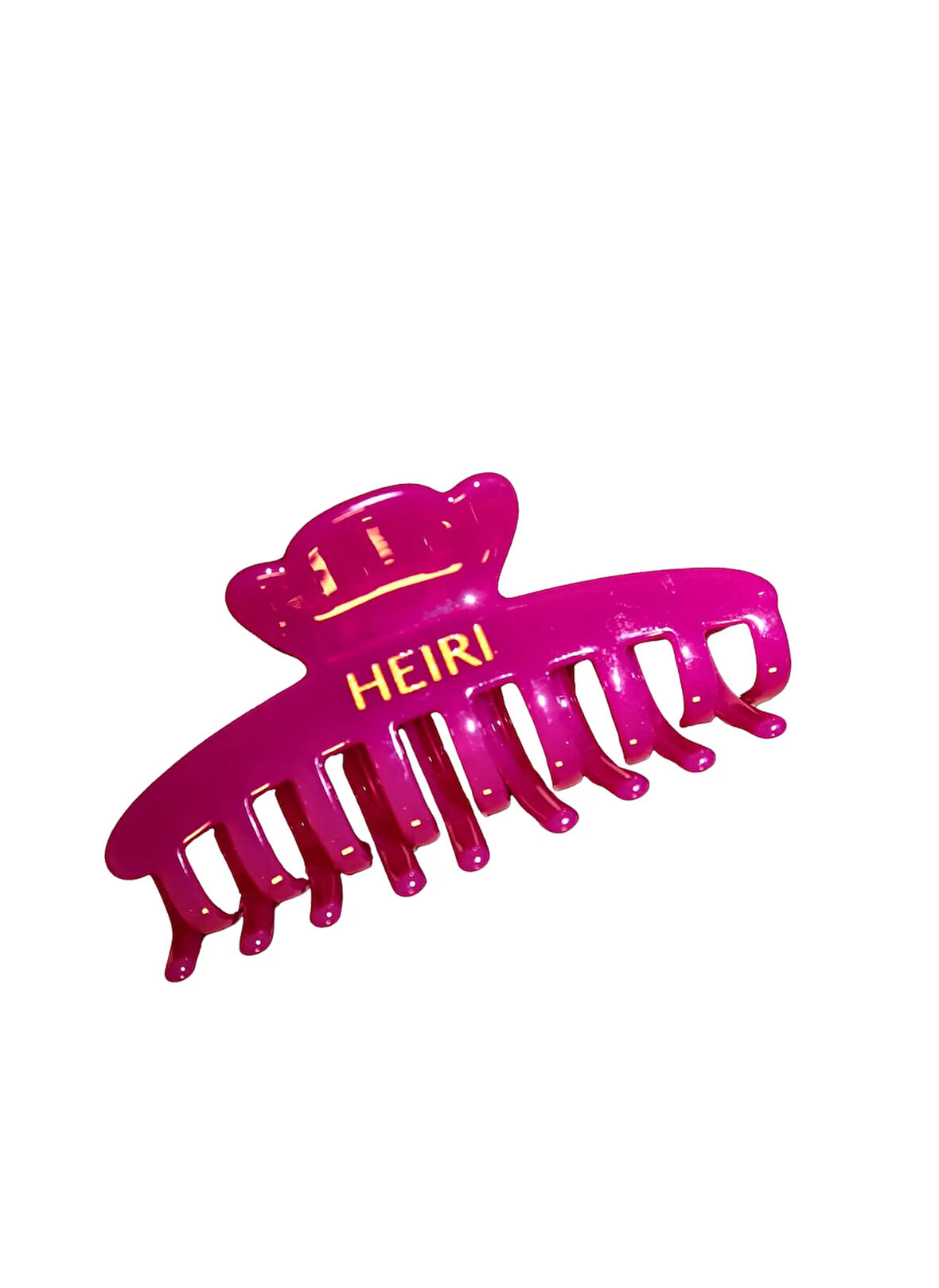 Heiri Mor Saç Aksesuarı FRENCH KEMIK MACENTA TOKA L