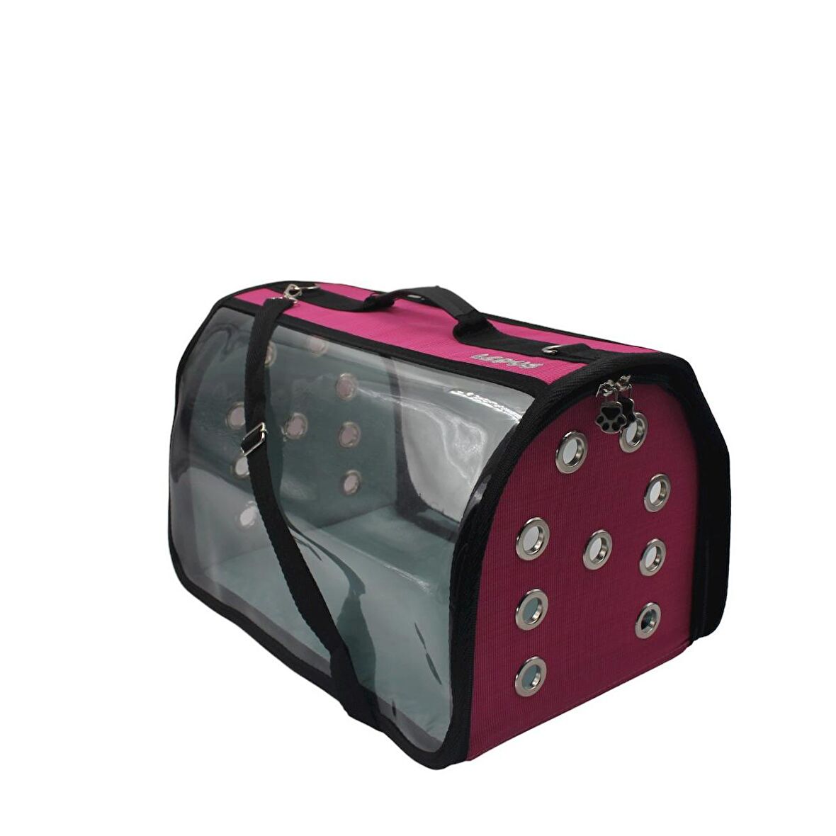 Kedi ve Köpek Taşıma Çantası Lepus Şeffaf Fly Bag Pembe