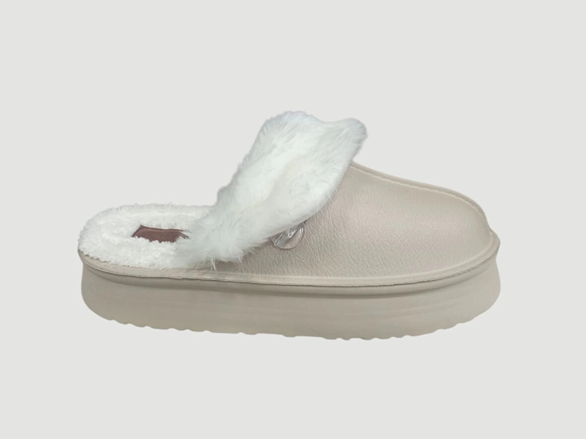 PİERRE CARDİN PC-55332 KADIN İÇİ PELUŞLU TERLİK BEJ