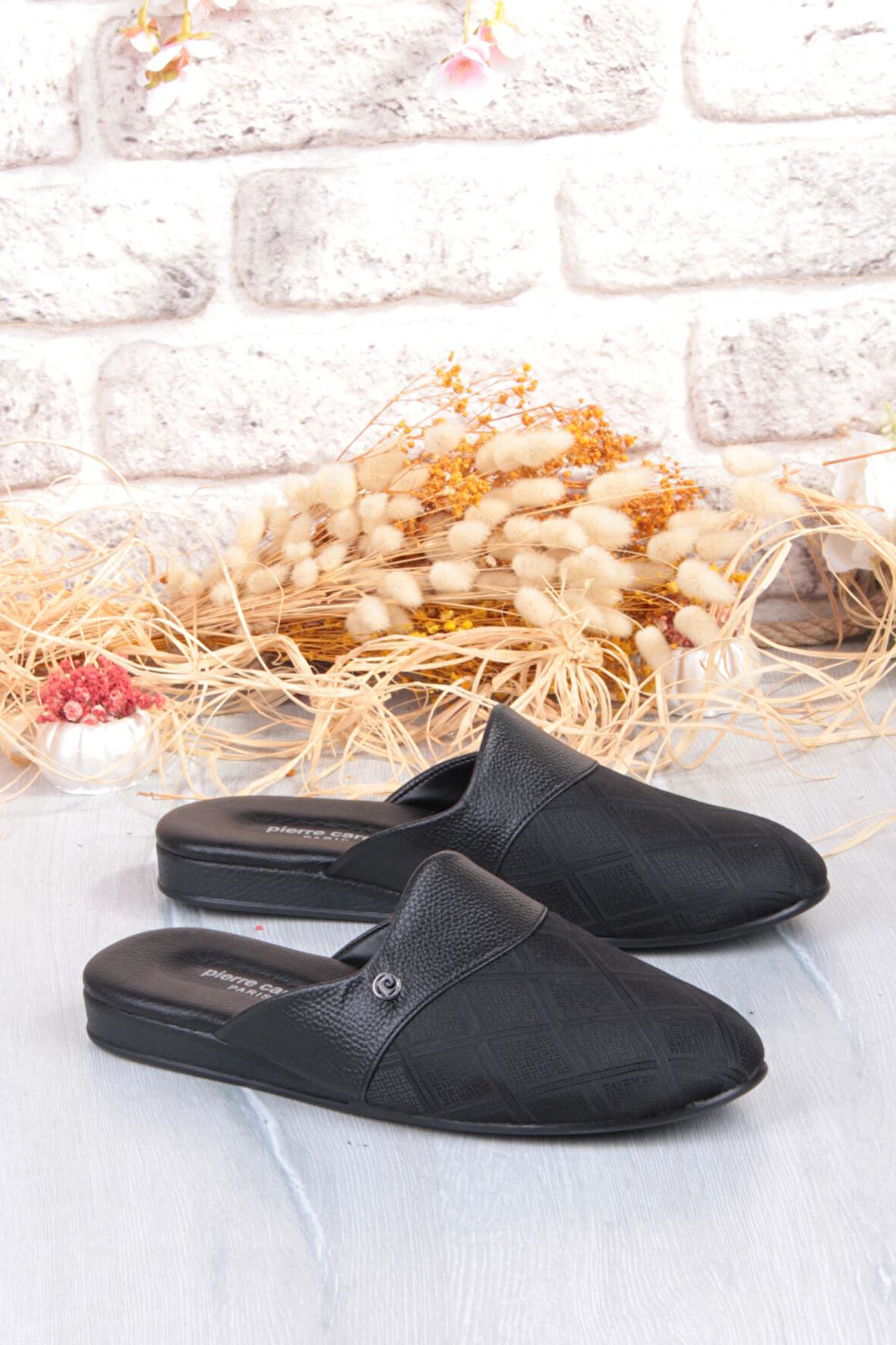 Pierre Cardin Erkek Rahat Damat Terliği Çeyiz Terliği Ev İçi Erkek Terlik