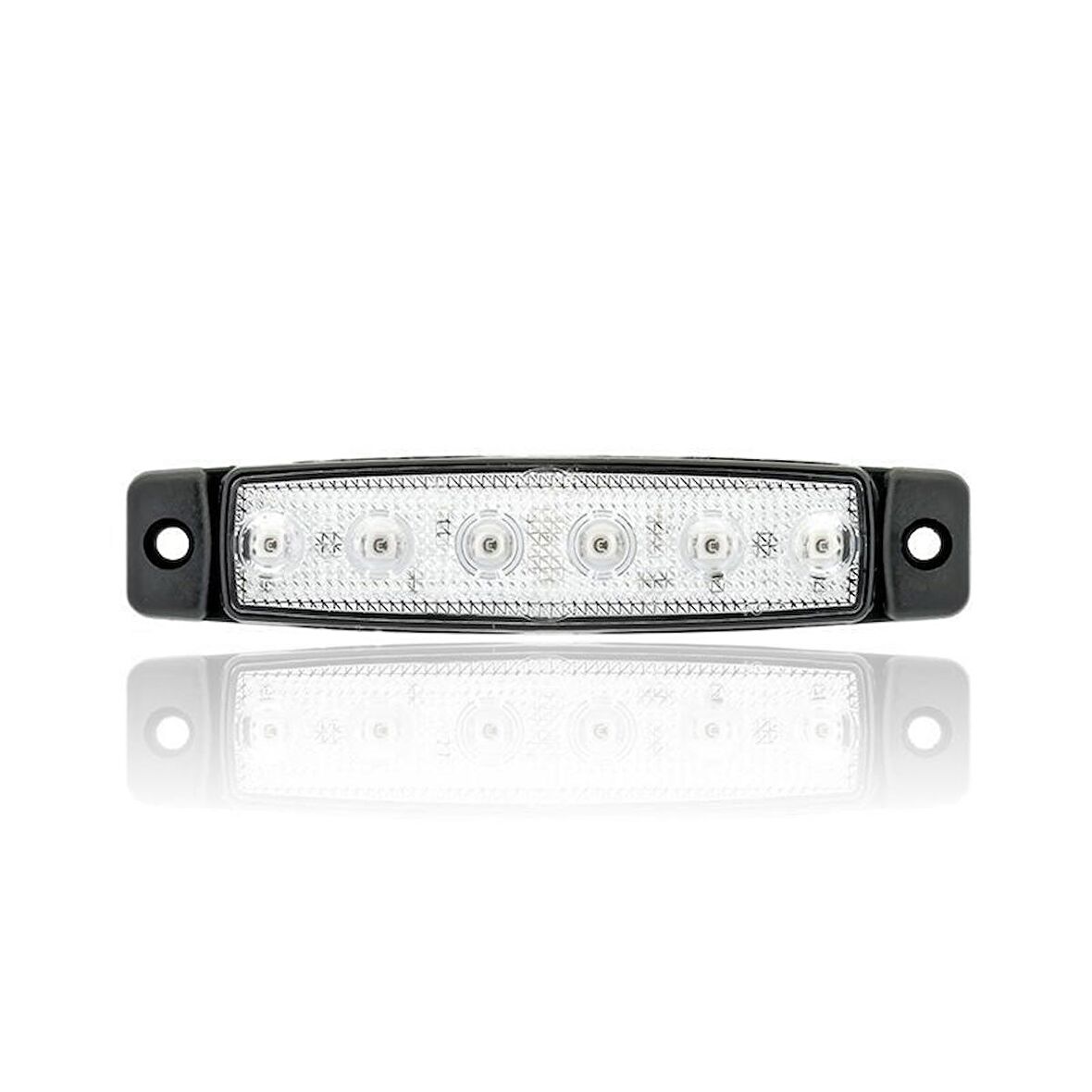 Sanel 12V Üniversal Parmak 6 Led Basamak Beyaz SBB12W6