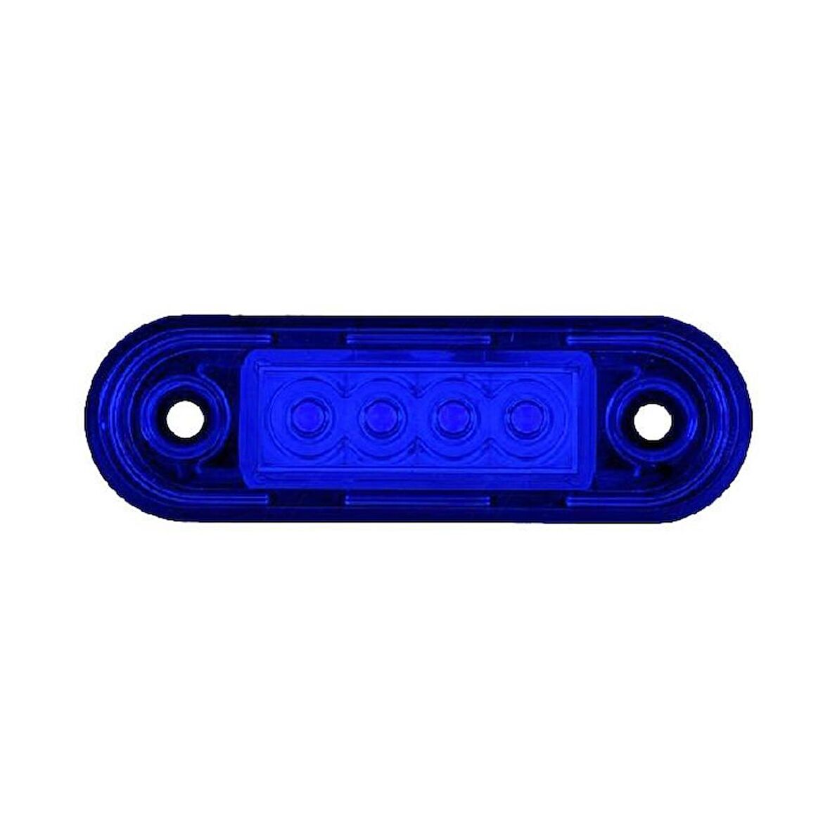 Parmak Lamba 4 Led'Li 83Mm 12V-24V Mavi - FR0170-B