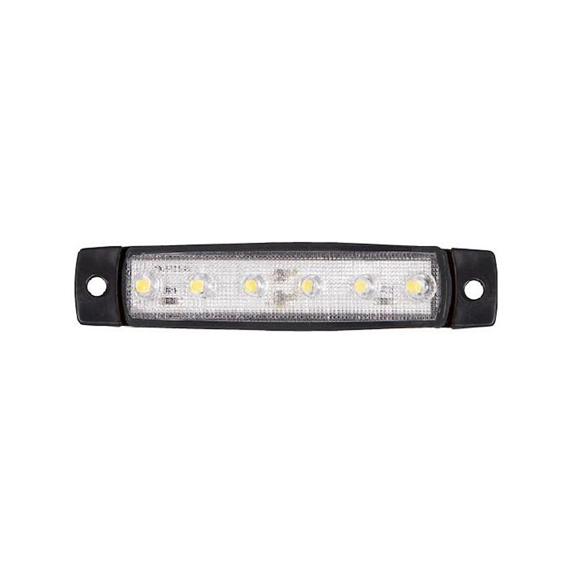 Parmak Lamba 6 Led'Li 92Mm 12V-24V Beyaz - FR0172-W