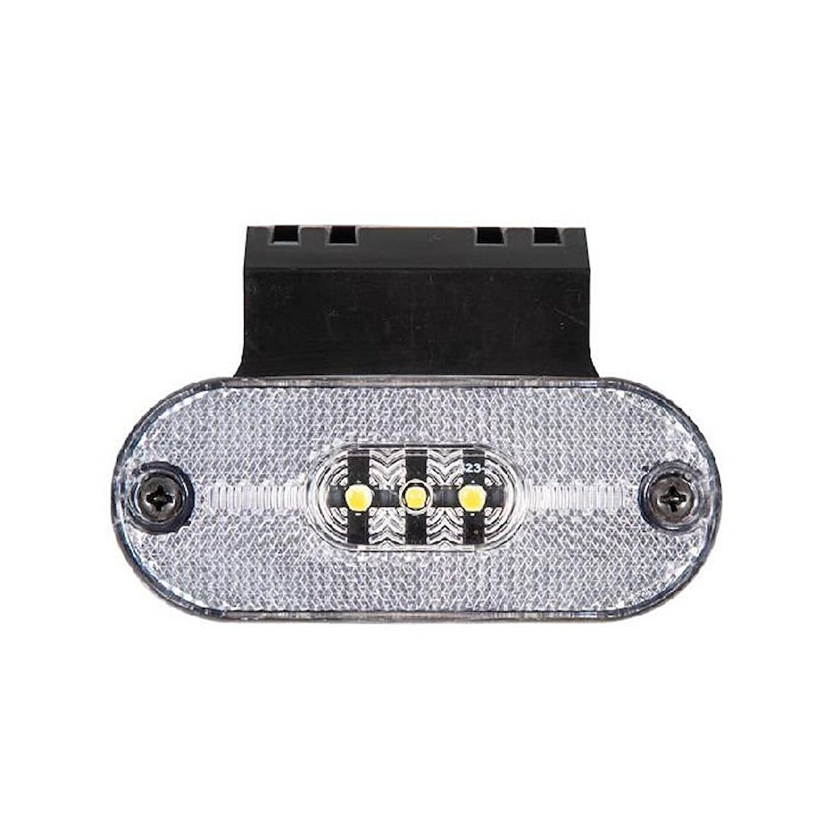 Oval Lamba Braketli 3 Led'Li 106Mm 12V-24V Beyaz - FR0181-W