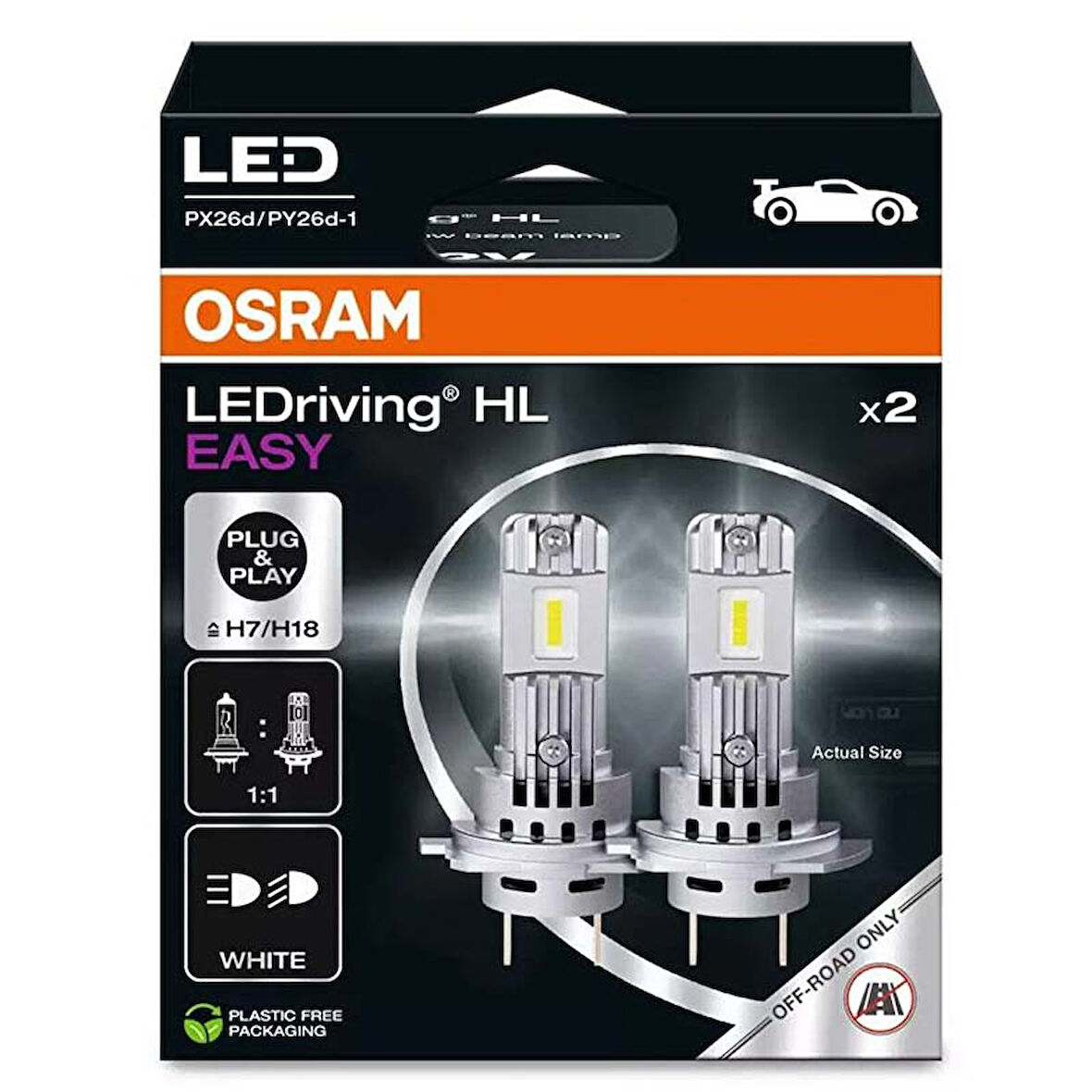Osram Far Ampulü Xenon H7/h18 Ledriving Hl Easy 64210dwesy