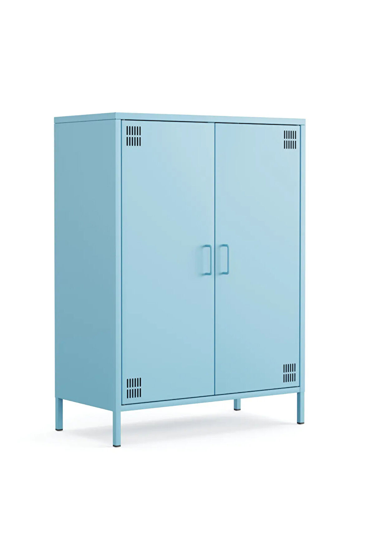 Pera Metal Dolap 2 Kapılı 80,50 x 40 x 109,50 cm - 9 Renk Seçeneği Bulunmaktadır