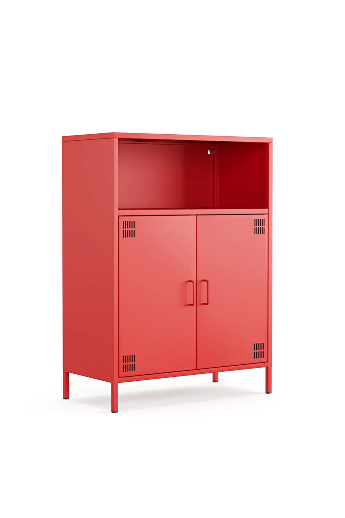 Pera Metal Dolap 2 Kapılı, Açık Raflı 80,50 x 40 x 109,50 cm - 9 Renk Seçeneği Bulunmaktadır