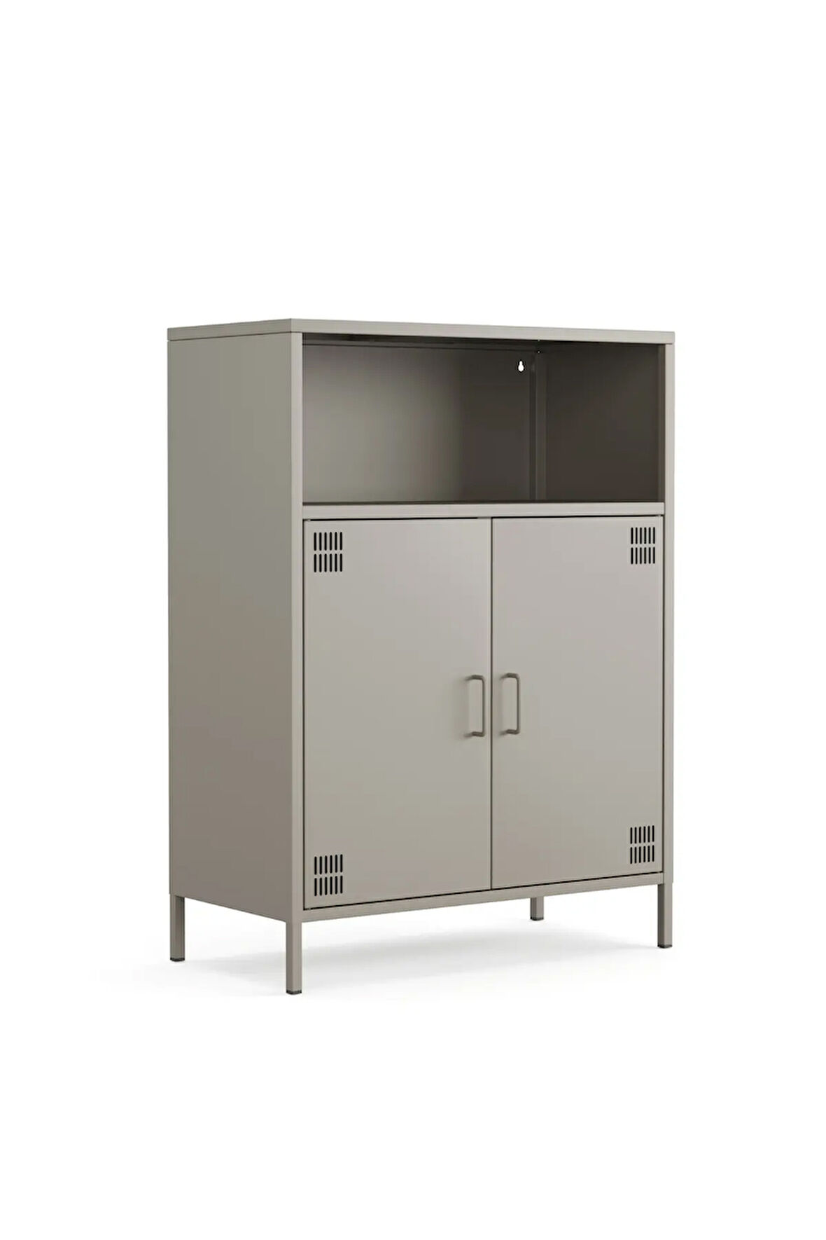Pera Metal Dolap 2 Kapılı, Açık Raflı 80,50 X 40 X 109,50 Cm - 9 Renk Seçeneği Bulunmaktadır