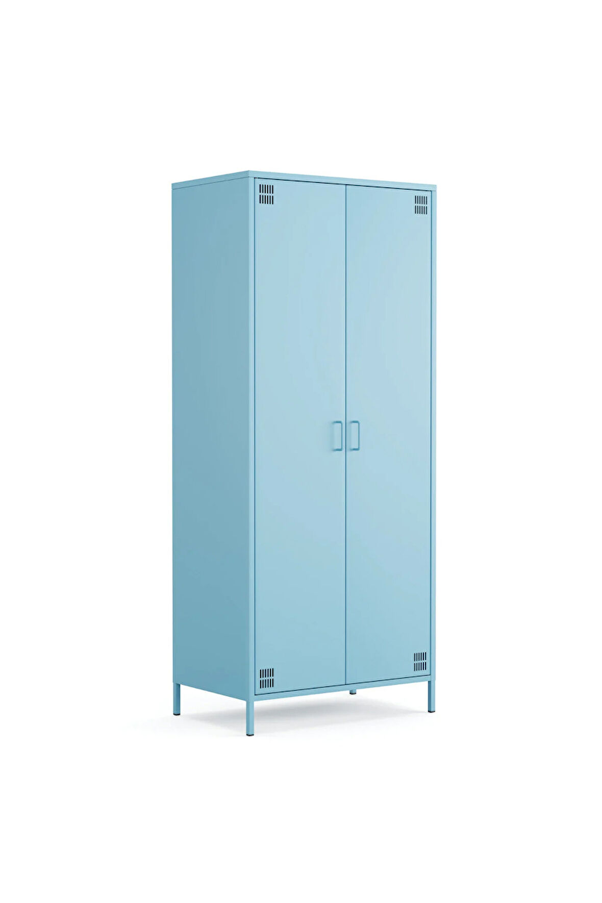 Pera Metal Elbise Dolabı, Soyunma Dolabı, İki Kapılı, 80,50 x 50 x 189,50 cm