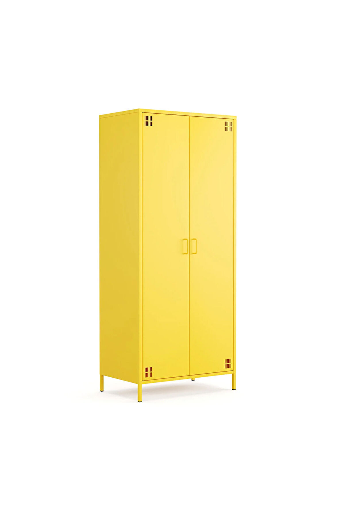 Pera Metal Elbise Dolabı, Soyunma Dolabı, İki Kapılı, 80,50 x 50 x 189,50 cm