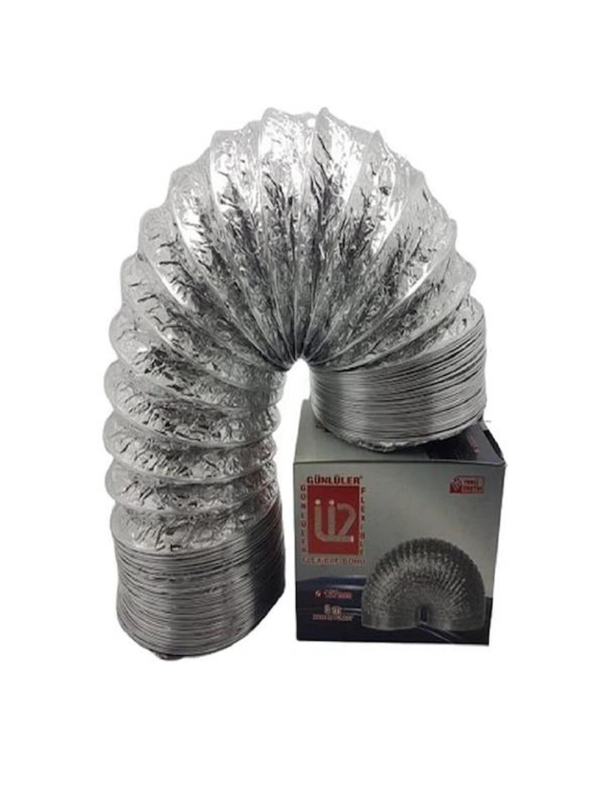Günlüler Şofben Borusu Telli 127 mm 2 mt 5''