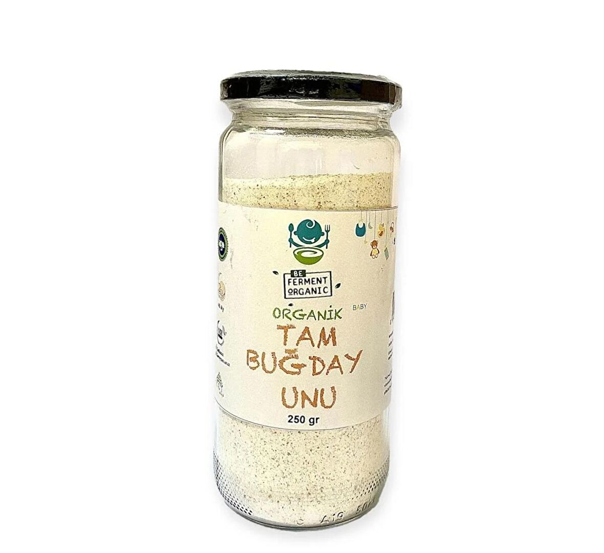 Organik Tam Buğday Unu +8 Ay 250 Gr