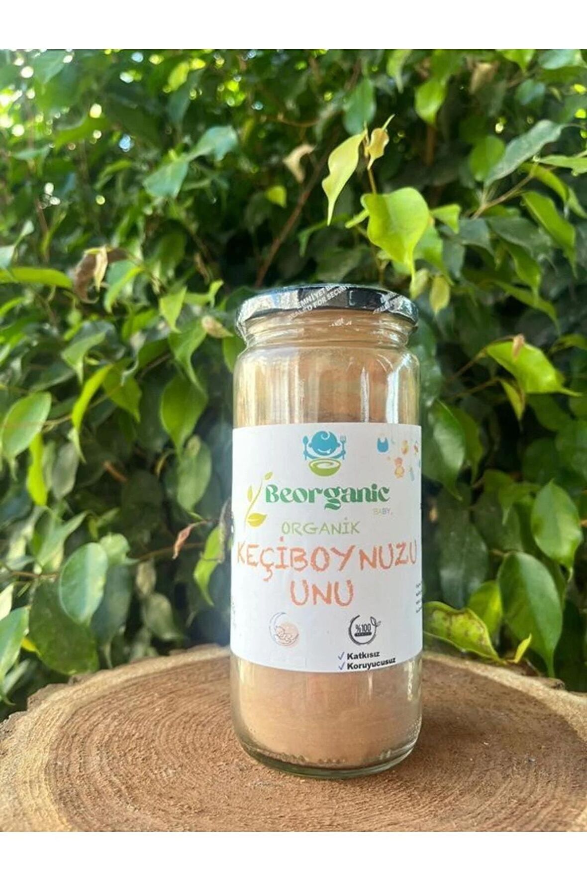 Beferment Organic Keçiboynuzu Unu 250 g Cam