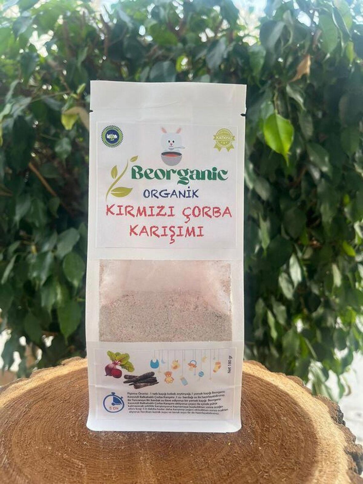 Beferment Organic  Kırmızı Çorba Karışımı (Siyah havuç-Pancar) 180 g