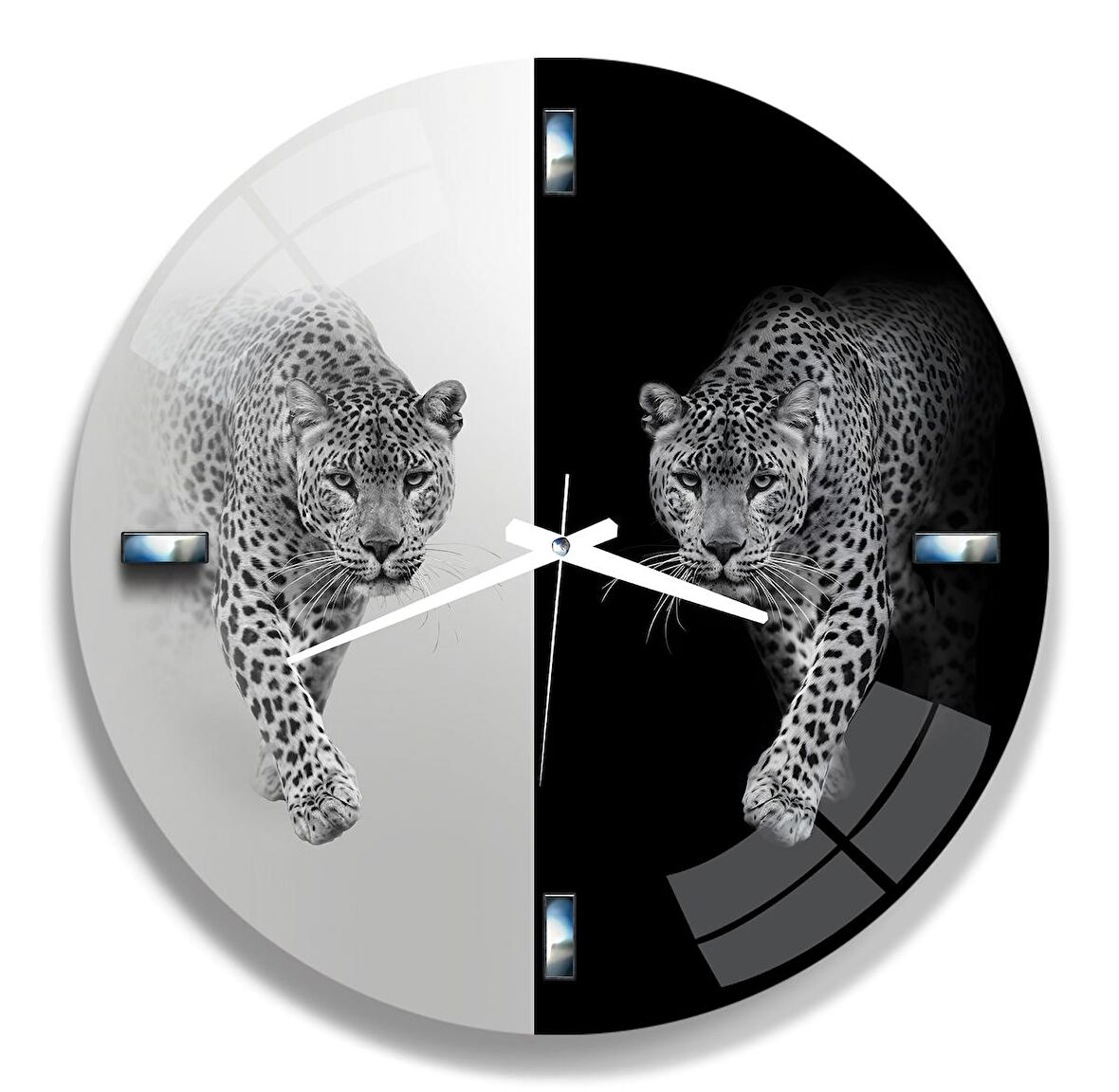 Leopar Cam Saat - 40 cm