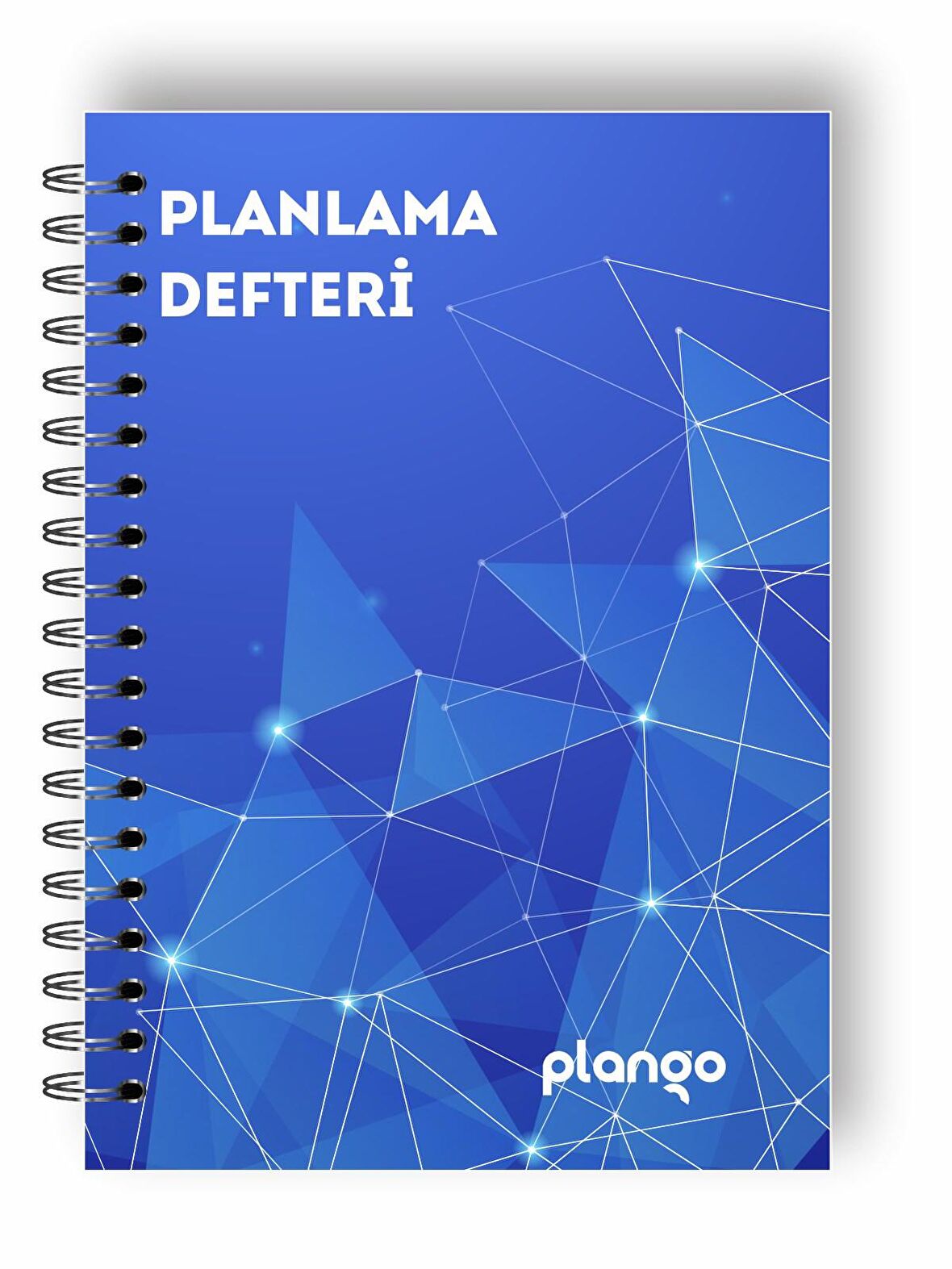 Mavi Işıklar Günlük Planlayıcı Defter - Daily Planner - Ders Çalışma Planlayıcı Defteri - Planlama D