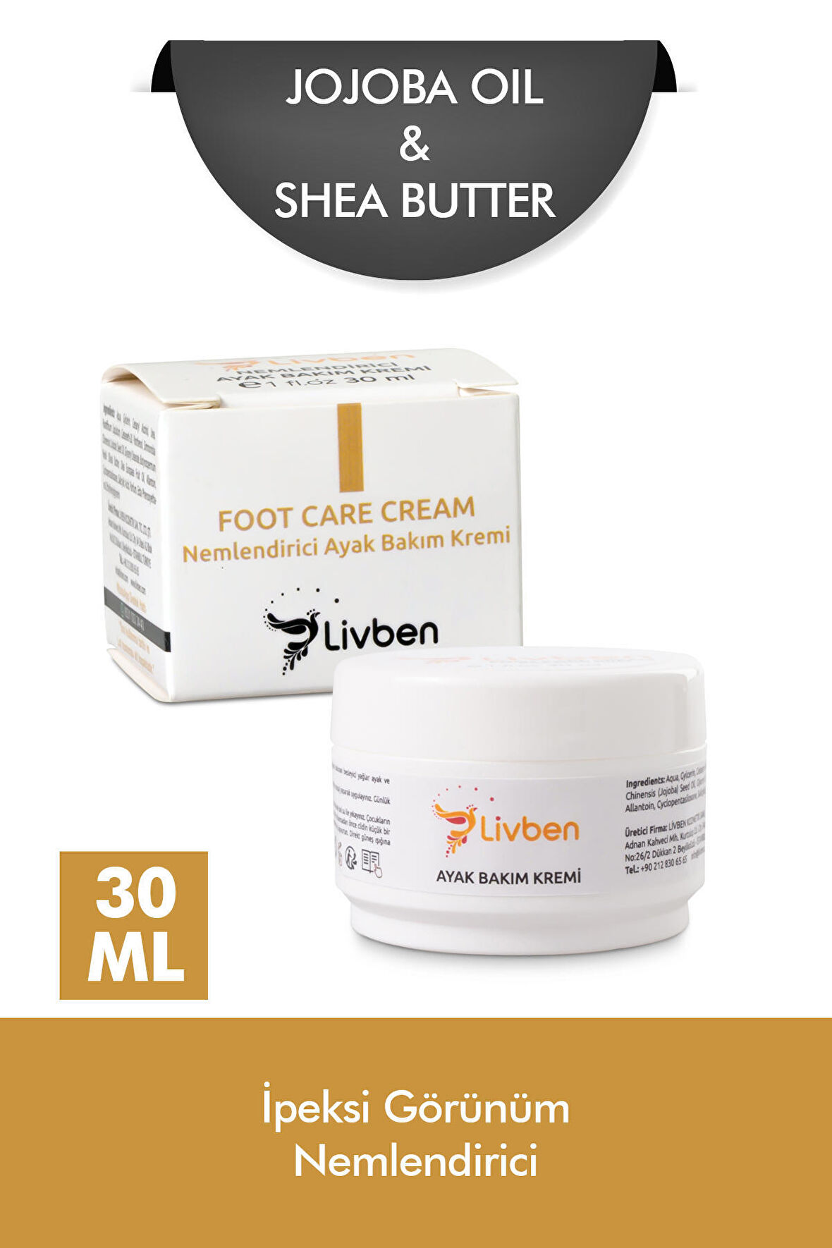 Livben Nemlendirici Krem 30 ml