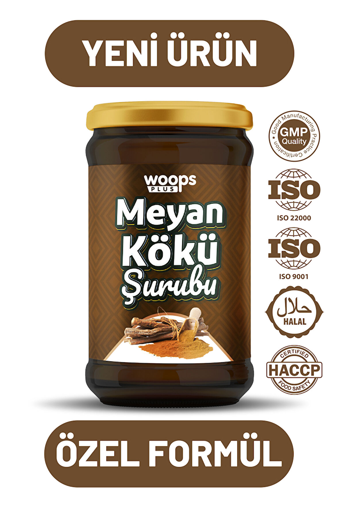 WOOPS PLUS MEYAN KÖKÜ ŞURUBU 8684051400921