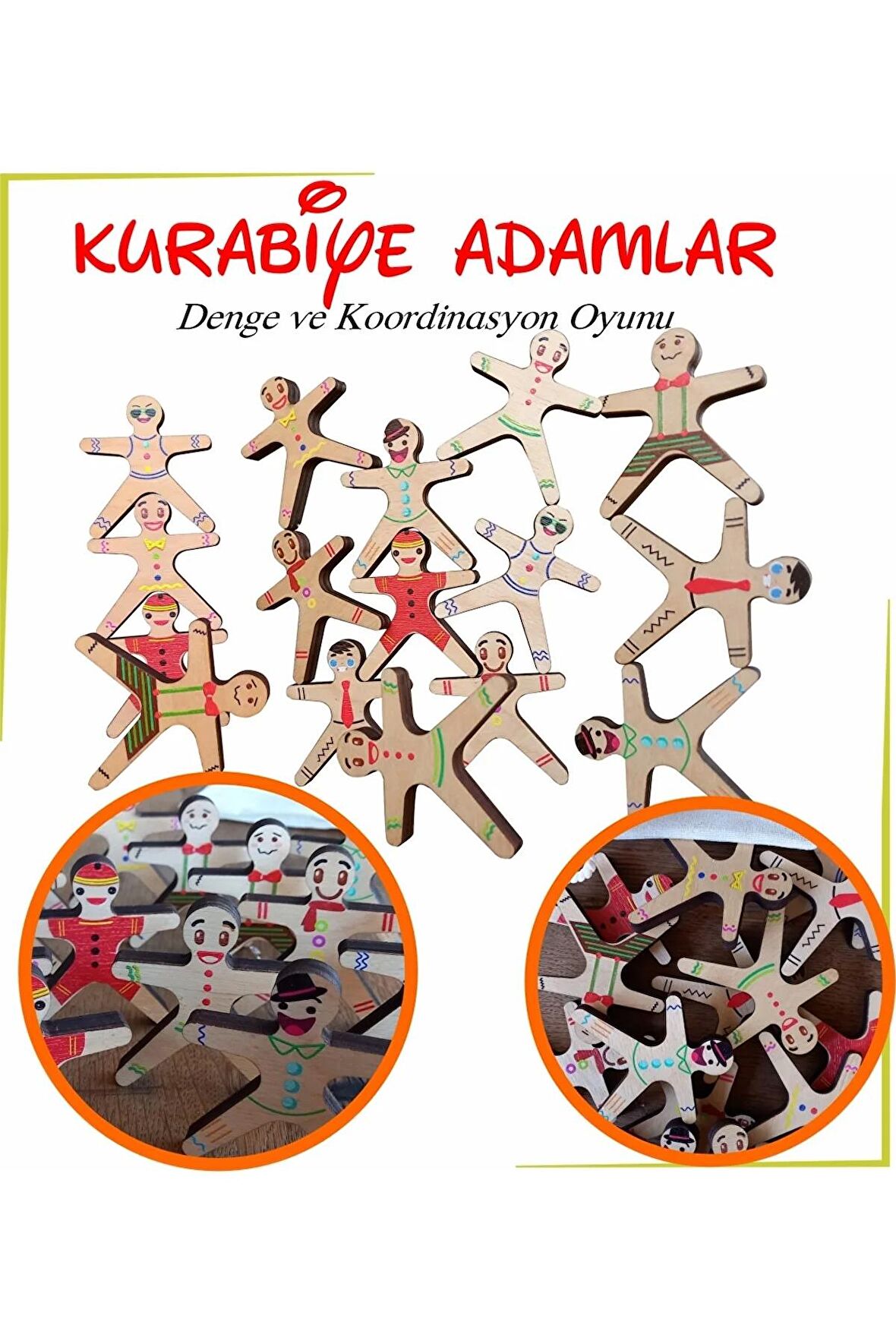 Kurabiye Adamlar Denge Ve Koordinasyon Oyunu