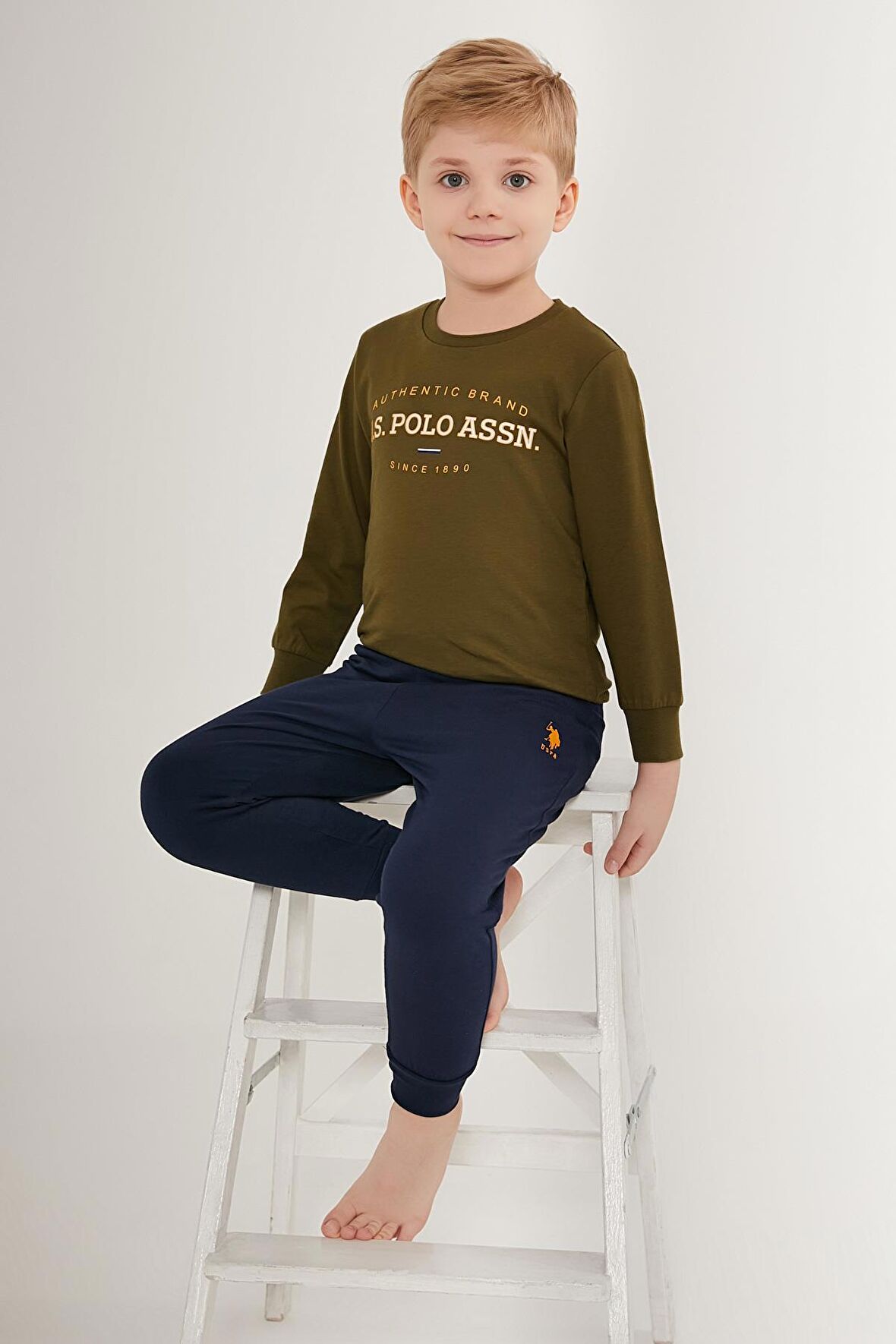 US1502 - K.İndigo - U.S. Polo Assn. Erkek Çocuk İkili Takım