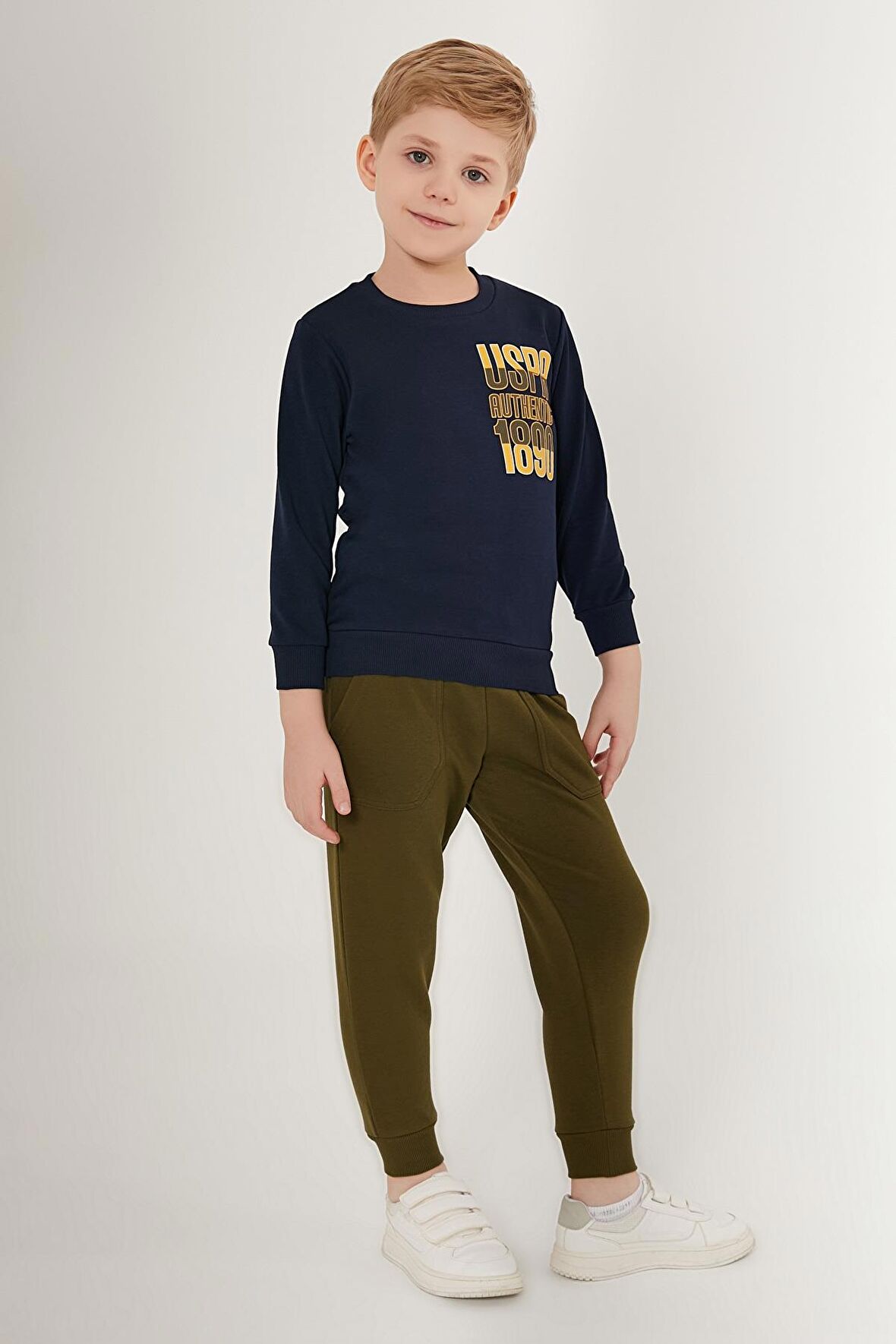 US1503 - Bordo - U.S. Polo Assn. Erkek Çocuk Eşofman Takımı