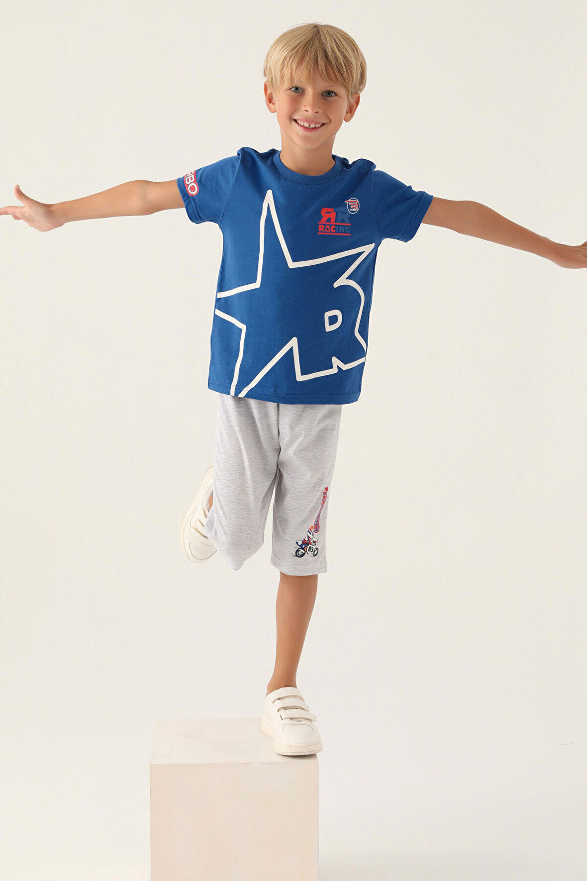 RolyPoly Turbo Cobalt Erkek Çocuk Kapri Takım