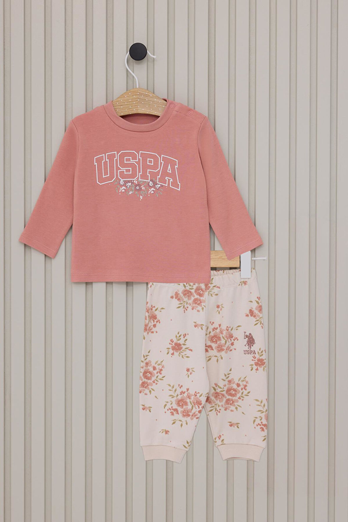 Us Polo Kız Bebek 2 Li Takım