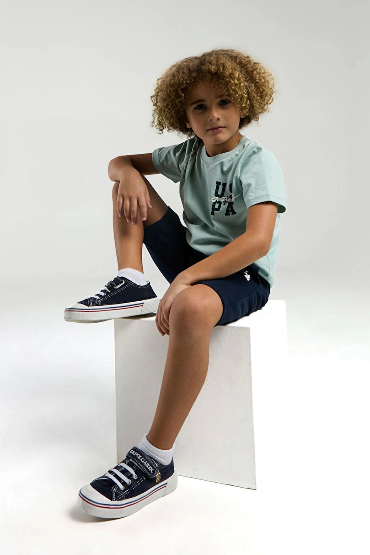 ERKEK ÇOCUK BERMUDA TAKIM - SU YEŞİLİ