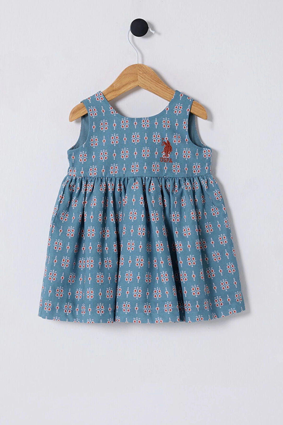 U.S.POLO ASSN. KIZ BEBEK ELBİSE - MAVİ