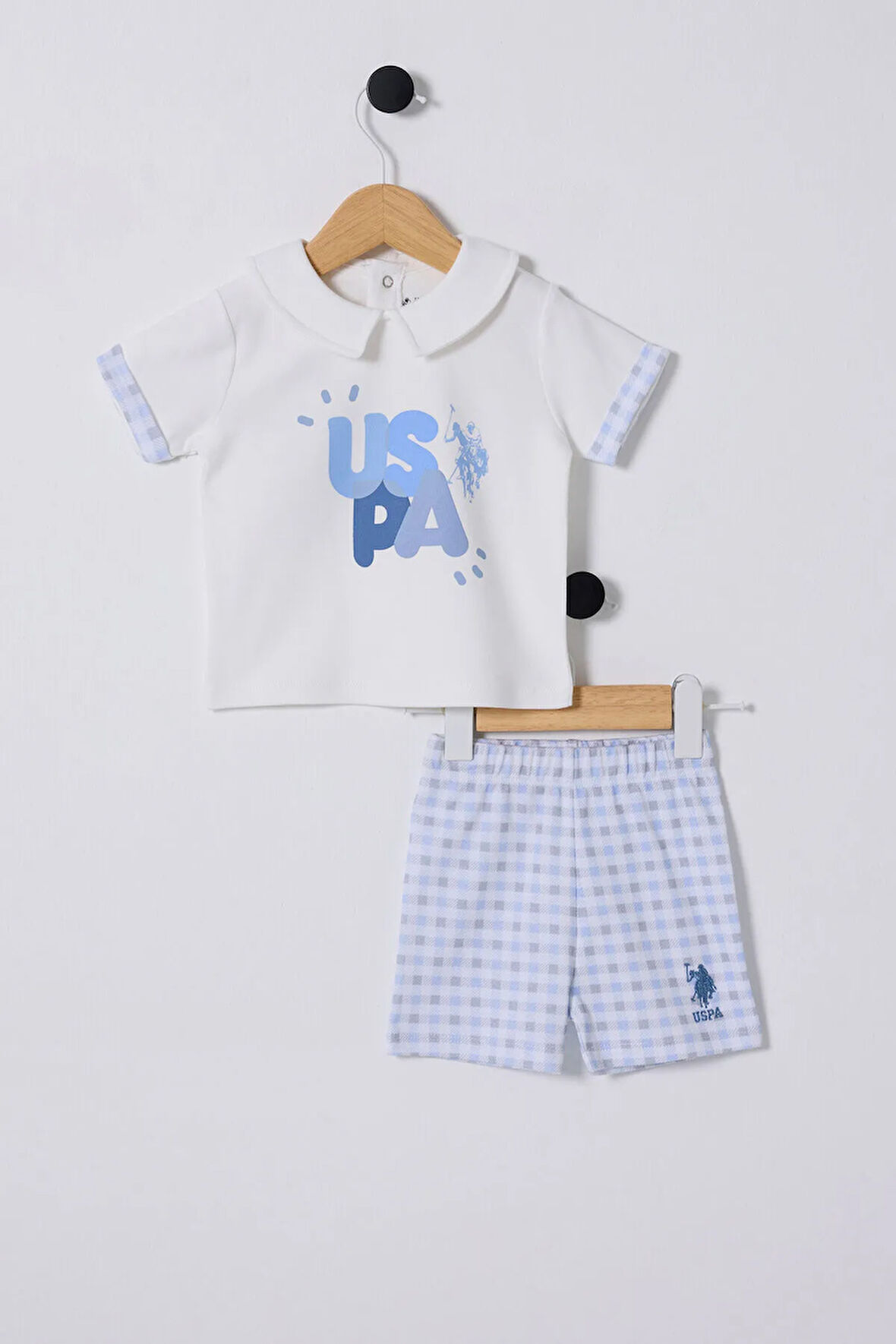 U.S. Polo Assn. Erkek Bebek Beyaz Bebek Takım