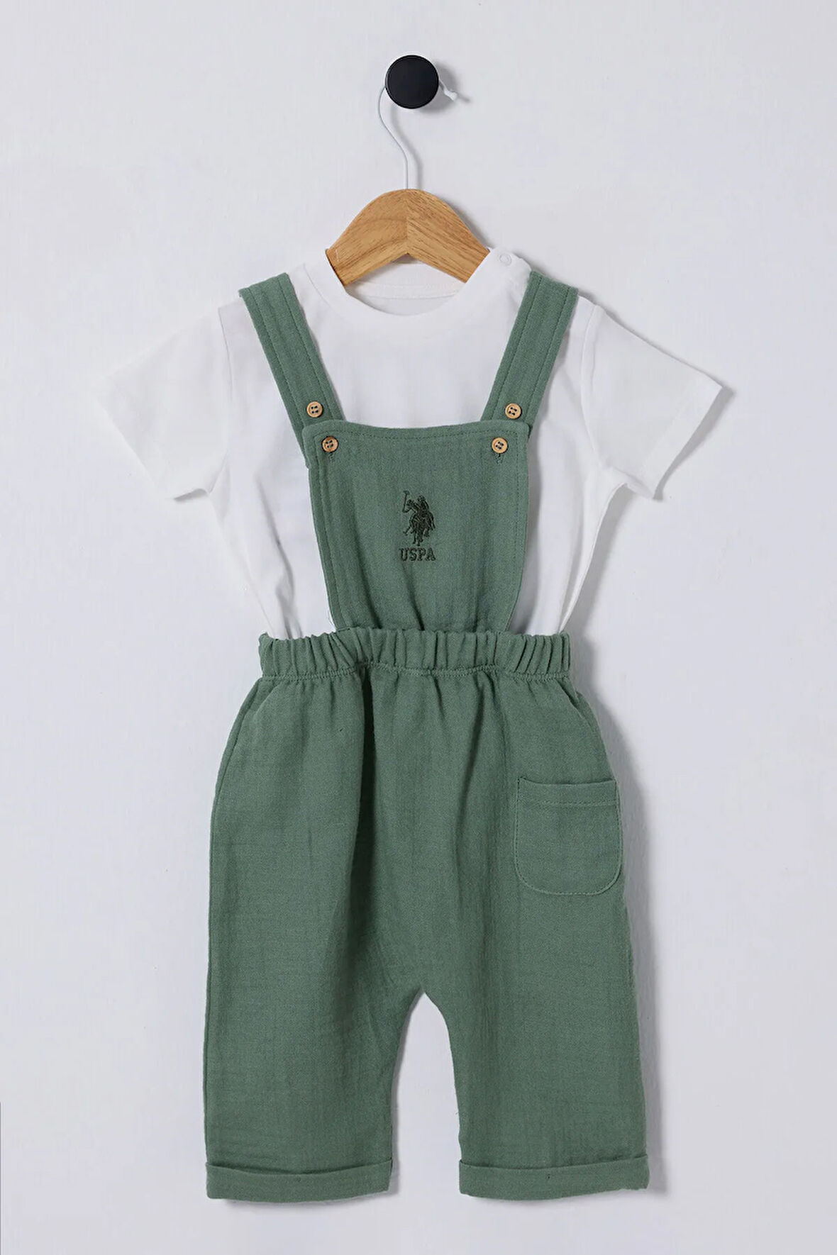 U.S. Polo Assn. Erkek Bebek Haki Bebek Takım