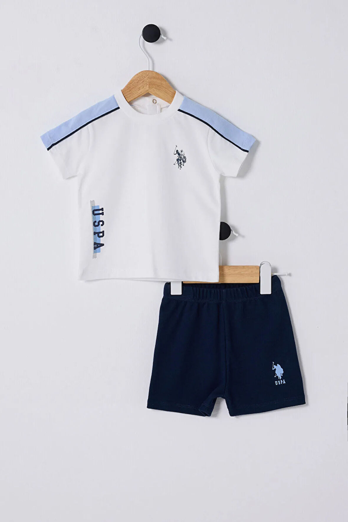 U.S. Polo Assn. Erkek Bebek Mavi Bebek Takım