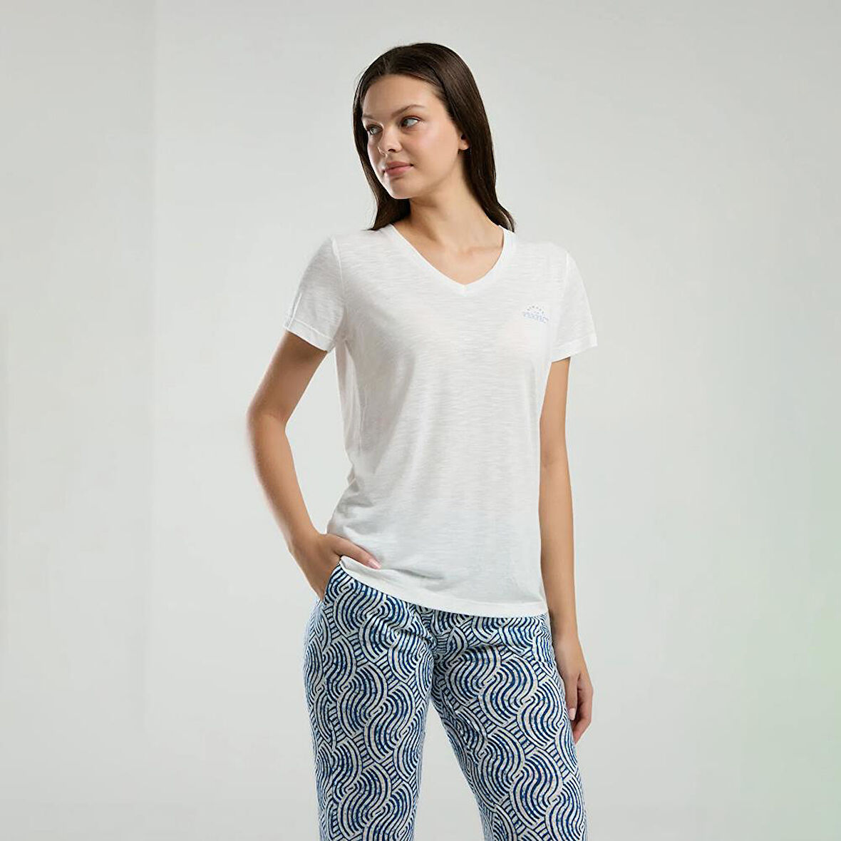 Arnetta AR3209-S Kadın Kısa Kol Pijama Takım