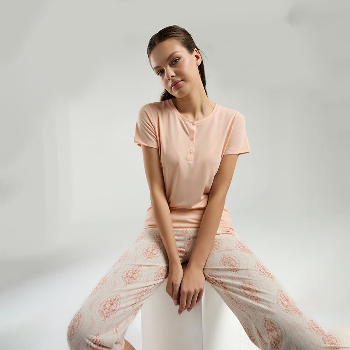 Arnetta 3258S Kadın Kapri Yazlık Pijama