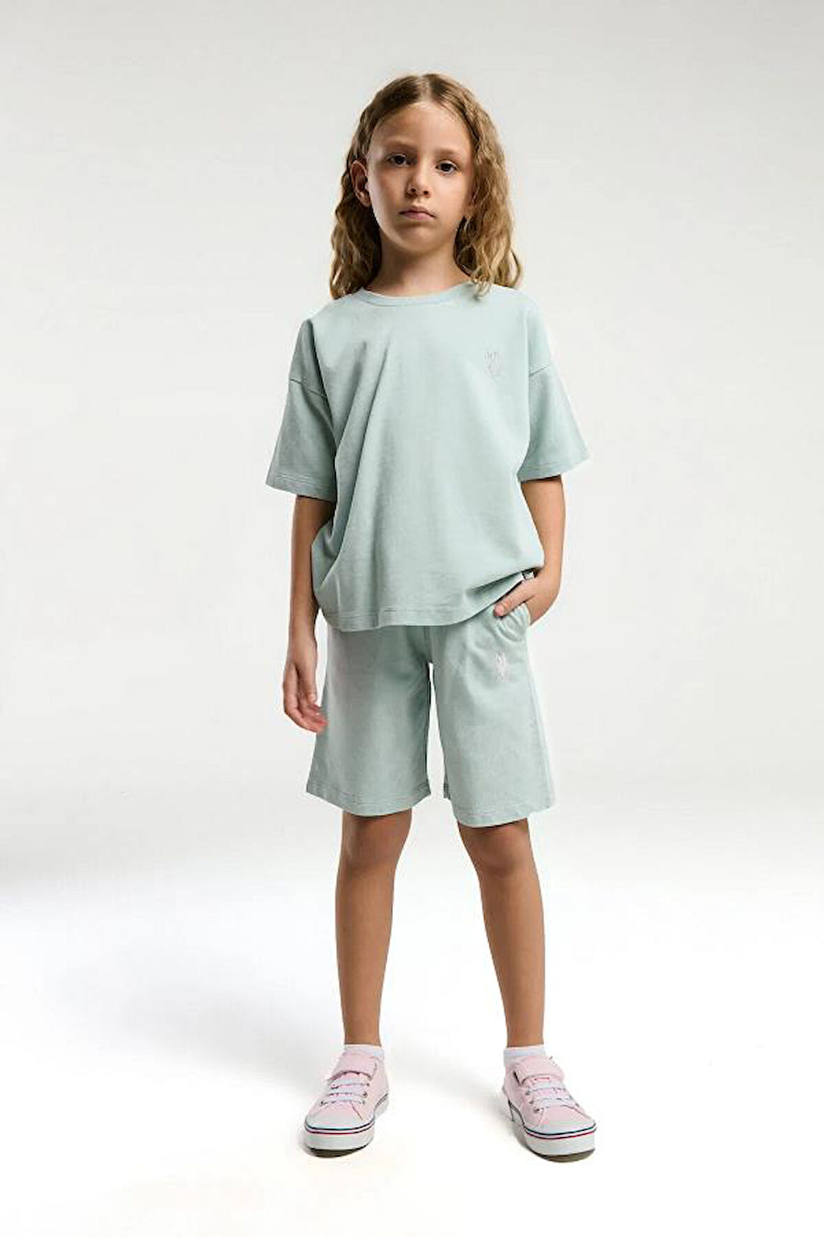 U.S POLO US2089-G KIZ BERMUDA TAKIM