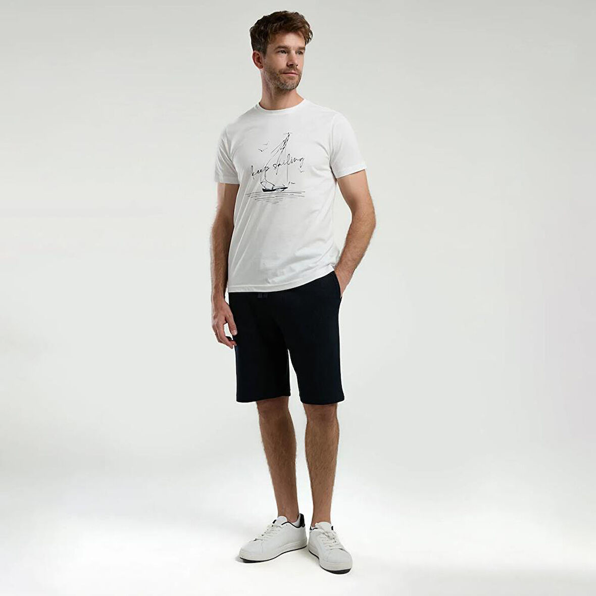Arnetta 3328S Erkek Bermuda İkili Yazlık Pijama Takım