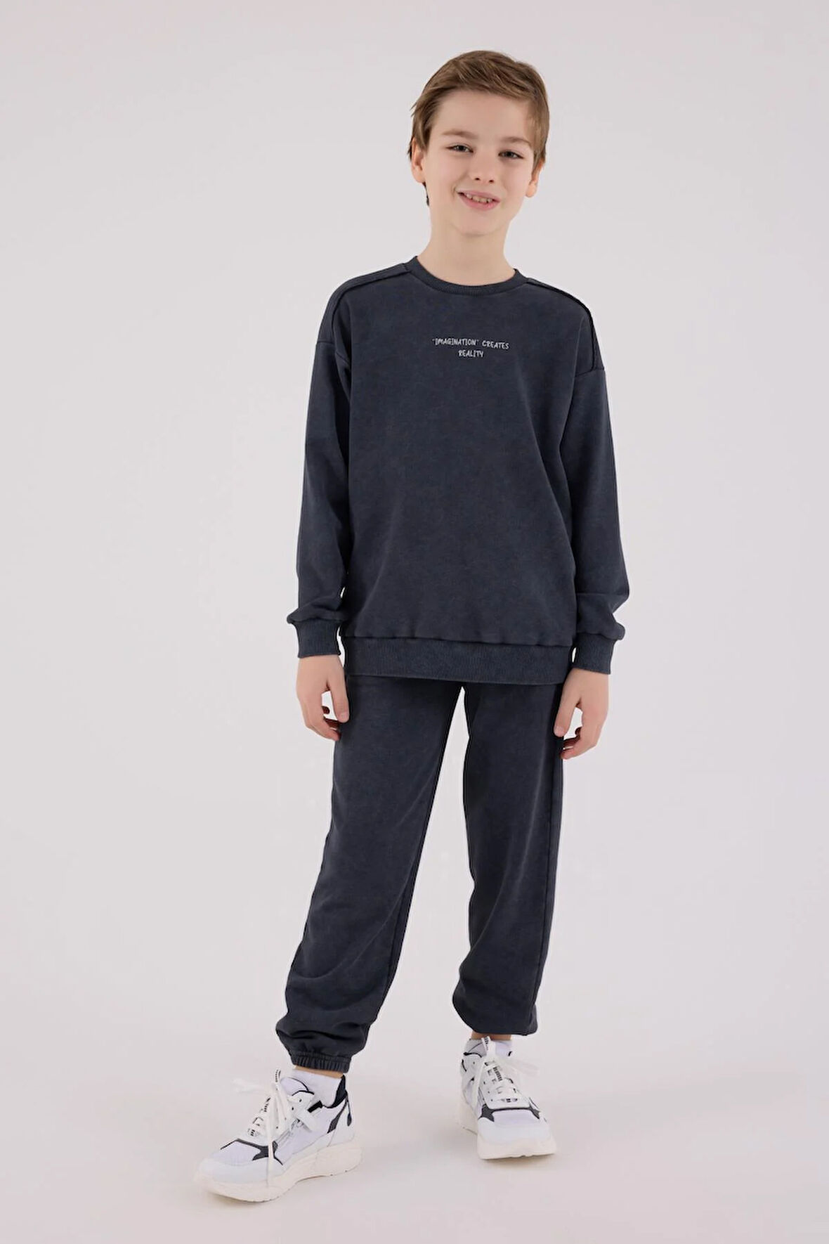 RolyPoly Erkek Çocuk Eşofman Takımı Antrasit