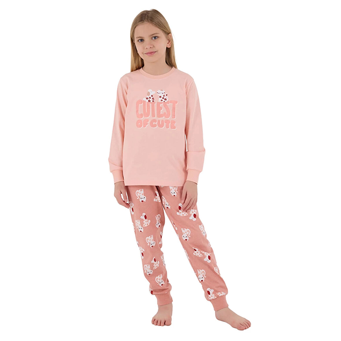 RolyPoly RP3708-2 Kız Çocuk Kışlık İkili Pijama Takım