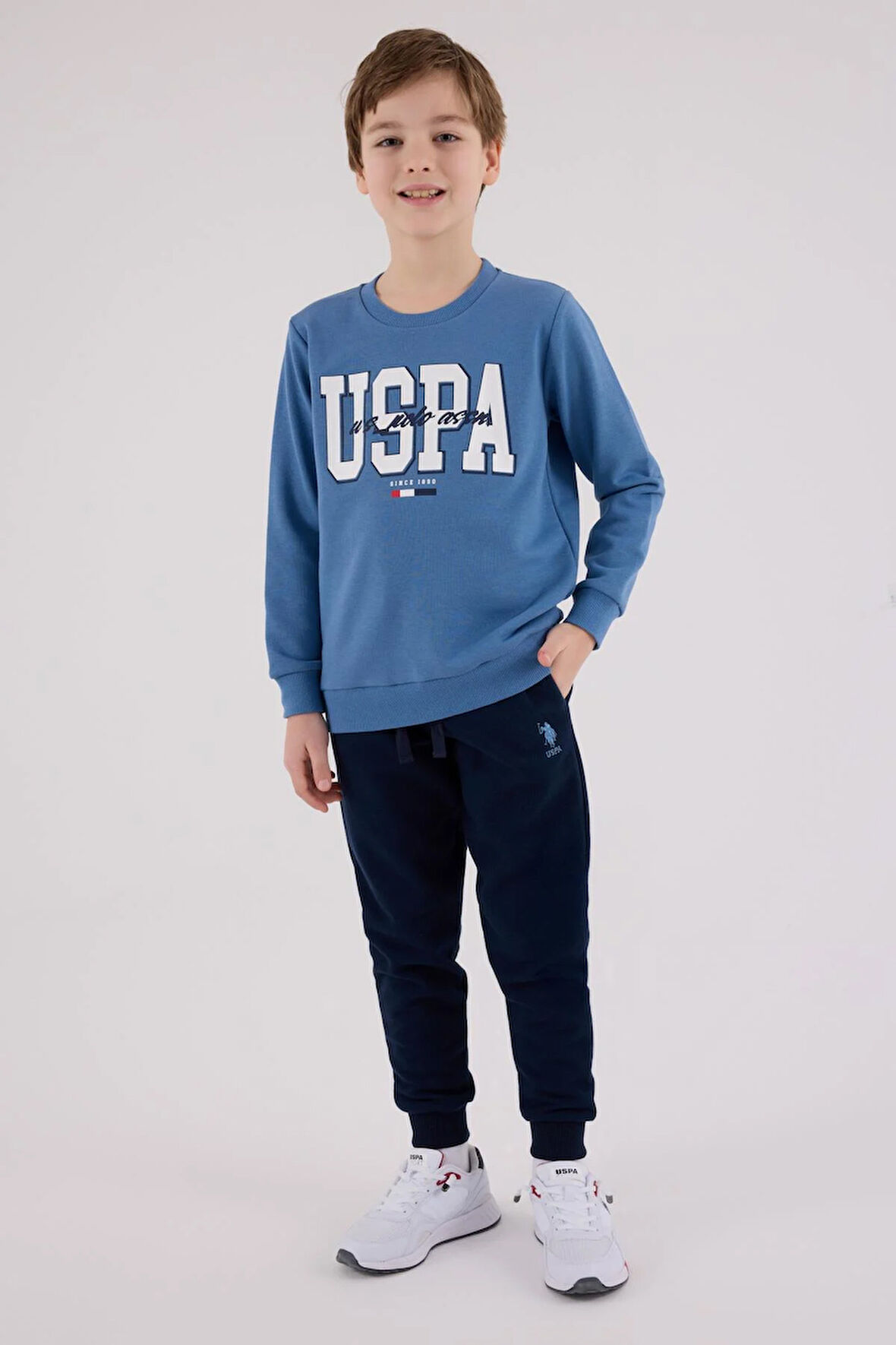 U.S. Polo Assn. Erkek Çocuk Eşofman Takımı Mavi