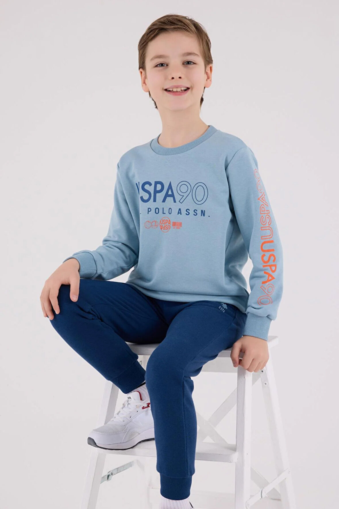 U.S. Polo Assn. Erkek Çocuk  Garson Eşofman Takım Soft Yeşil