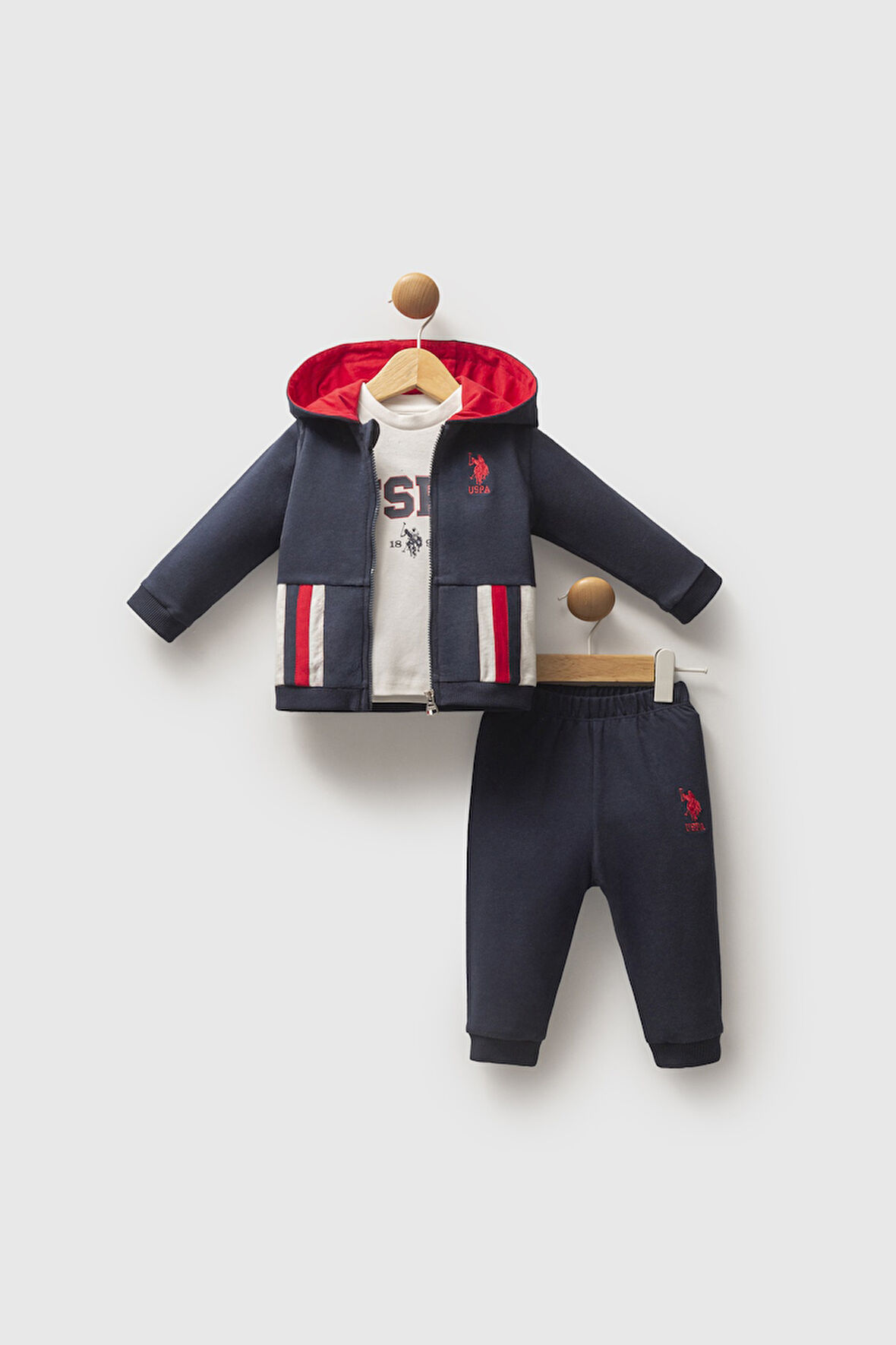 U.S. Polo Assn 3’lü Takım USB2537 Lacivert