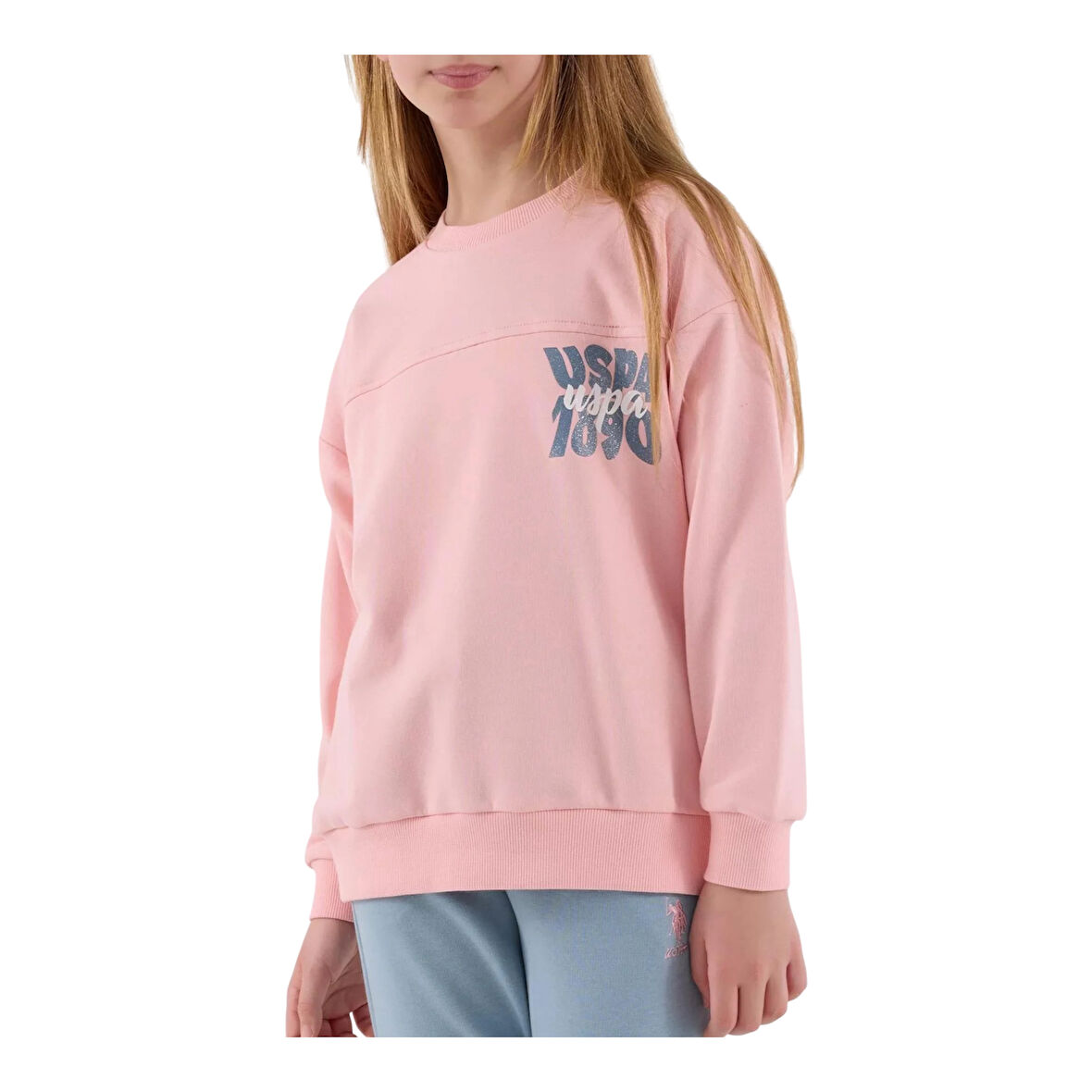 Kız Çocuk Pembe Eşofman Takımı US2317-4