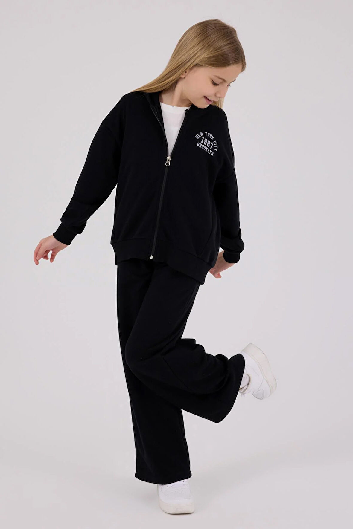 RolyPoly Kız Çocuk Eşofman Takımı Siyah