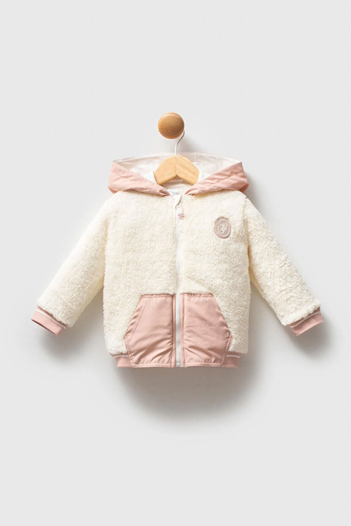 U.S. Polo Assn Kız Bebek Mont Beyaz
