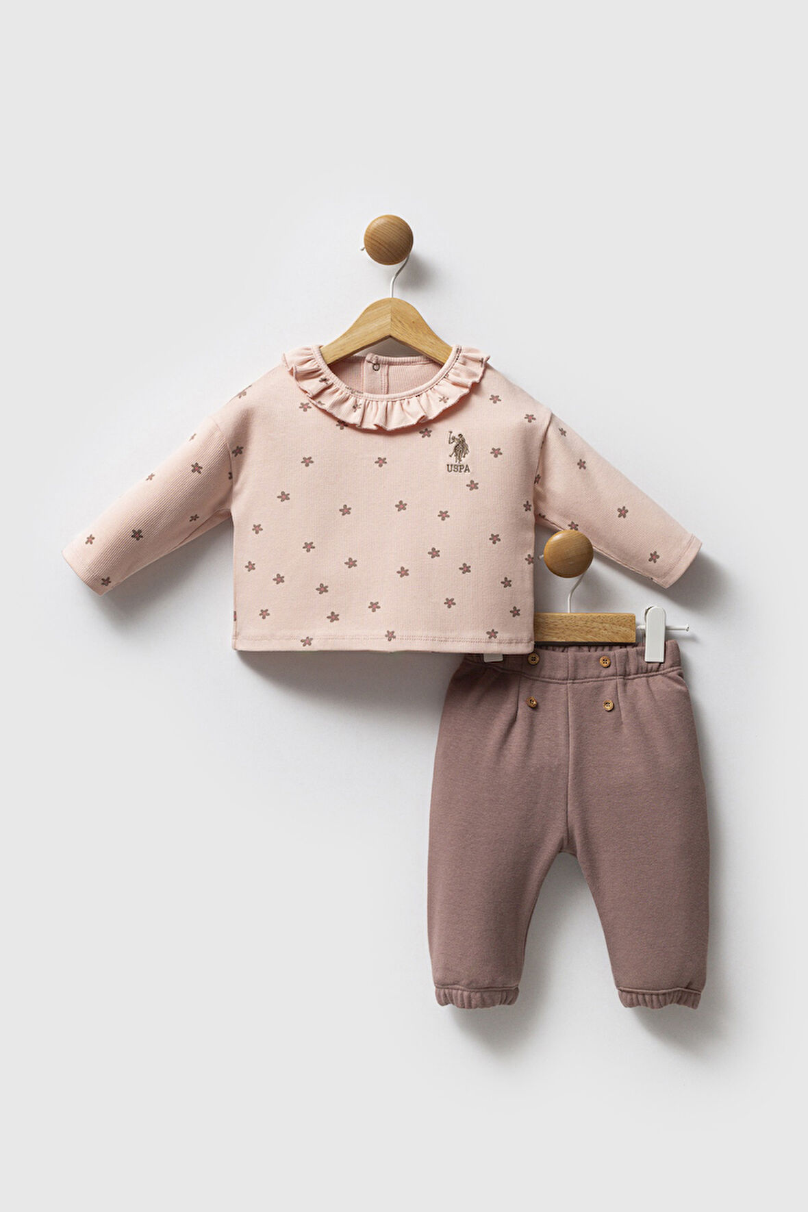 U.S. Polo Assn 2 li Takım USB2759 Pudra