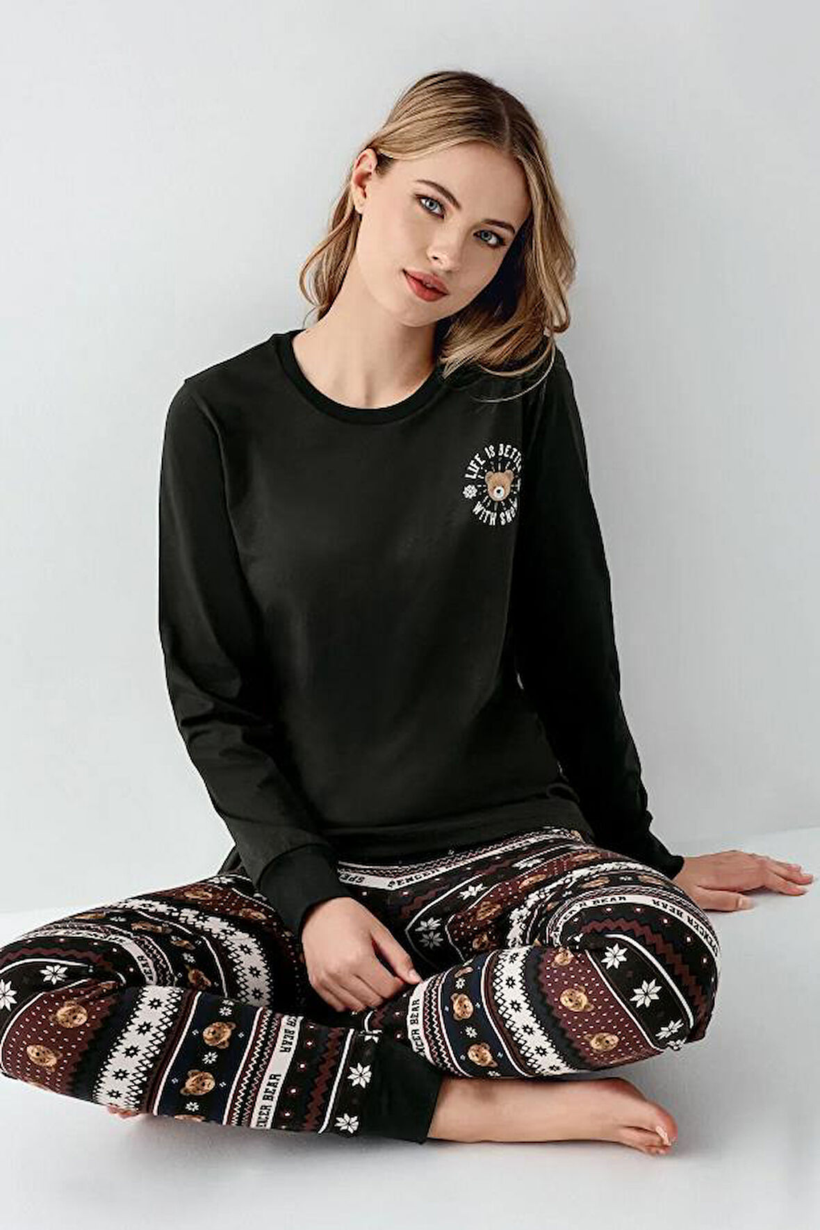 ARNETTA AR3461-S kadin PİJAMA TAKIMI