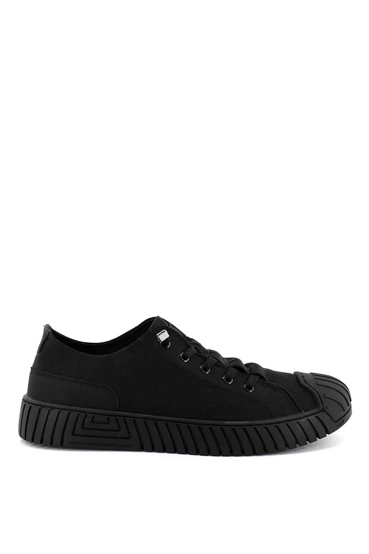24YMVIGOR Unisex Siyah Spor Ayakkabı-Beyaz