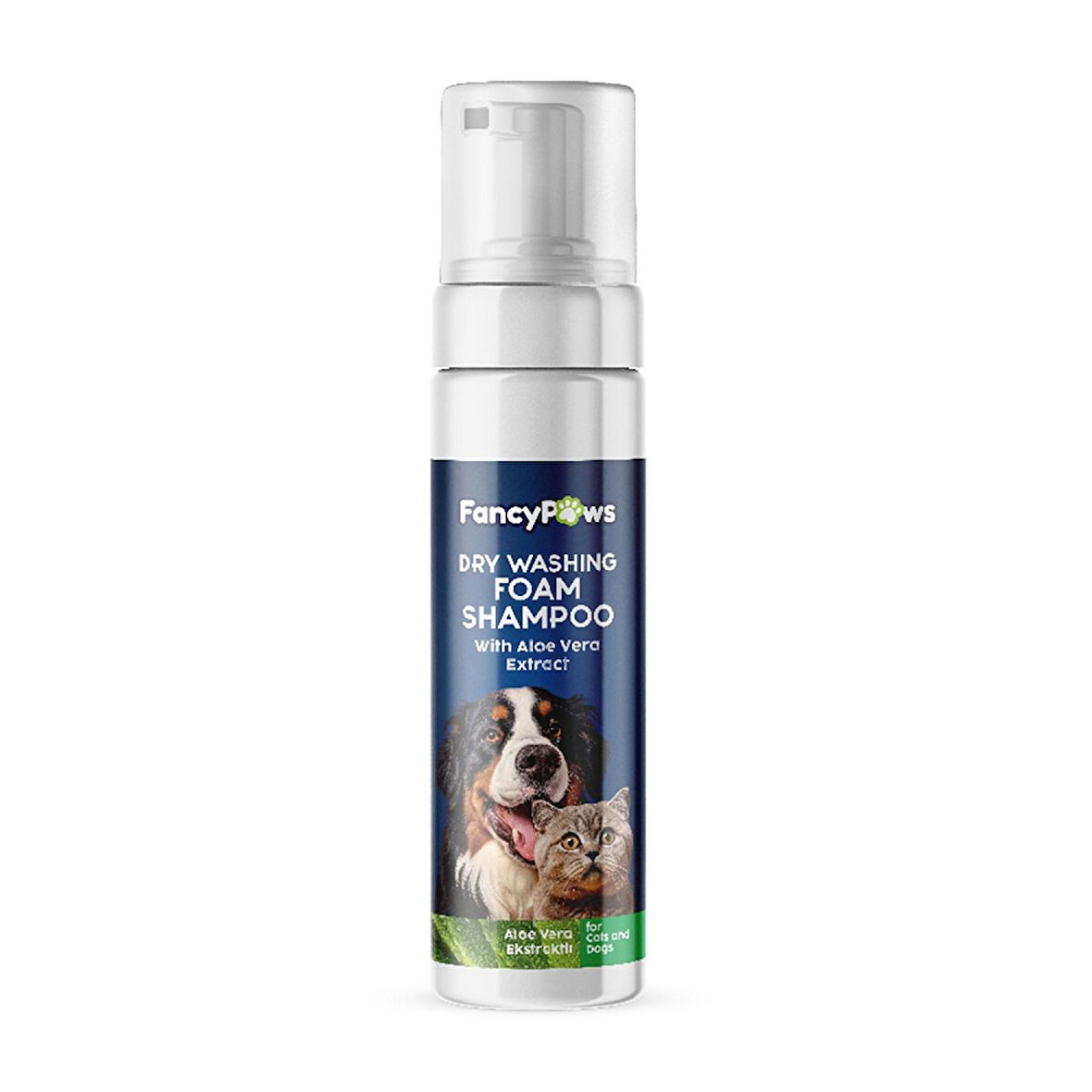 Fancy Paws Dry Washing Foam Shampoo Pudra Kokulu 200ml