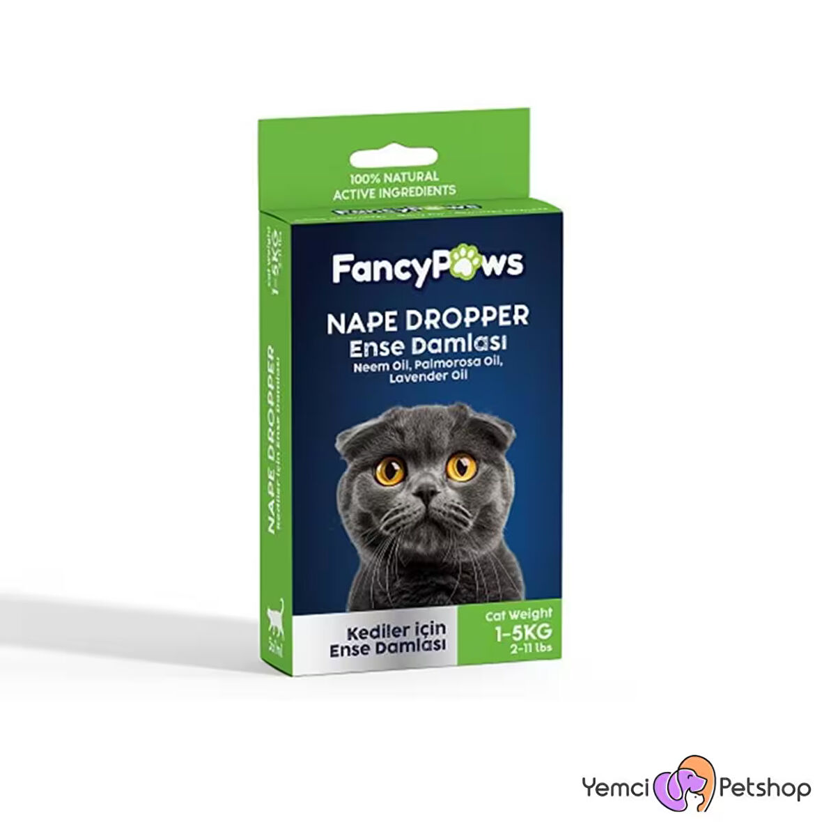 Fancy Paws Kedi Parazit Damlası 3x1ml